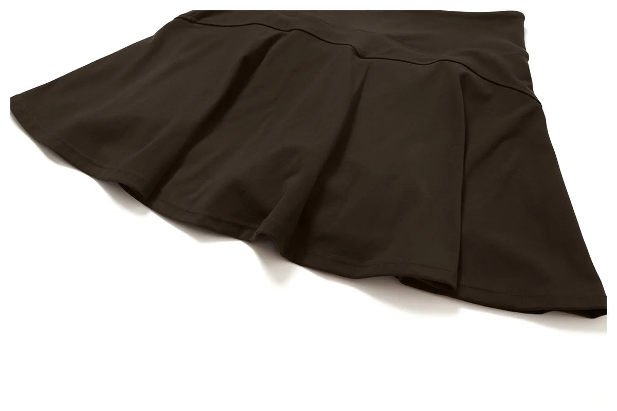 High Waist Sports Skirt Women Culottes Yoga Fitness Tennis Lining Anti Light Running Quick Drying Skirt Suitable Running Yoga