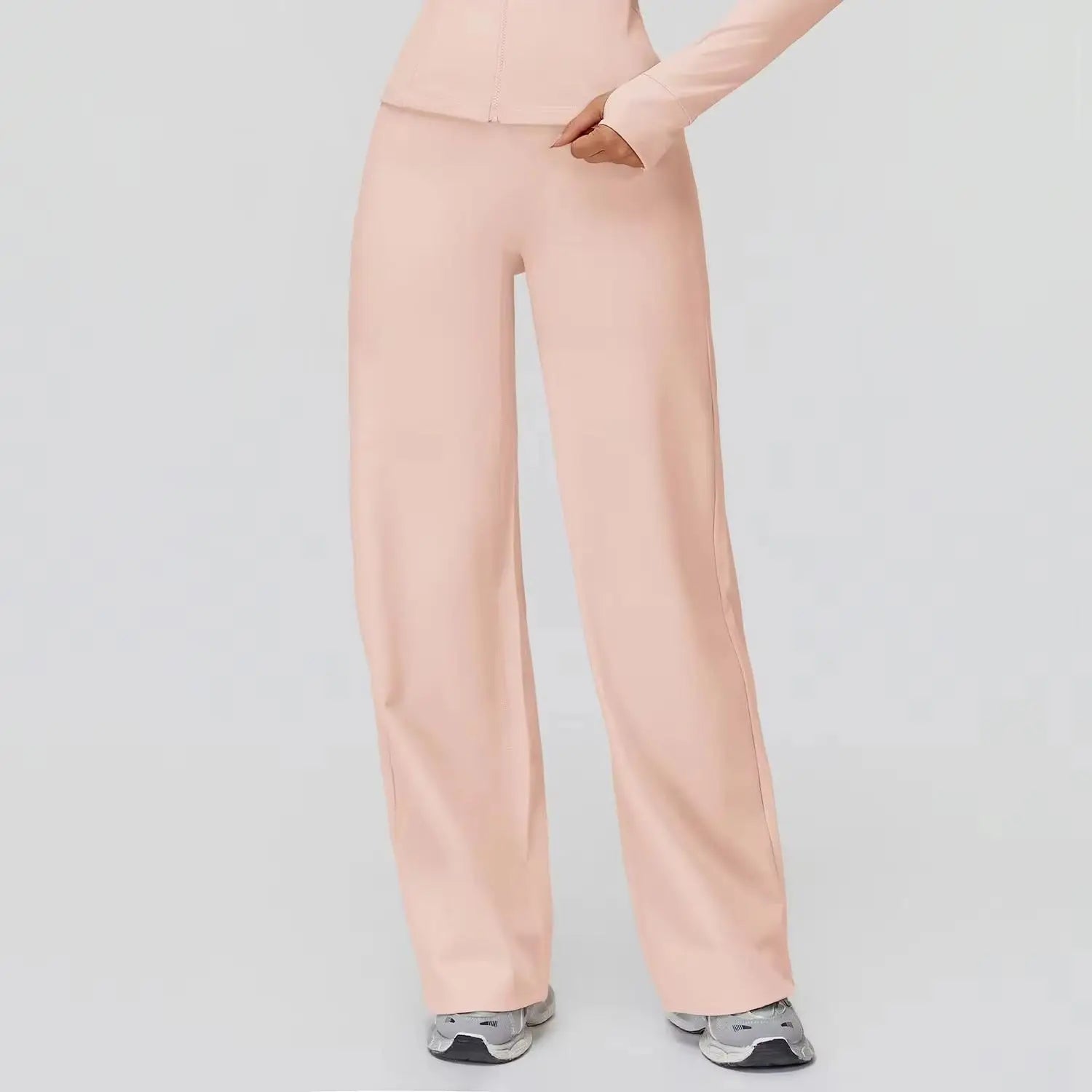 Winter New Yoga Pants With Plush Insulation High Waist Wide Leg Pants Outdoor Sports Running Wide Leg Pants for Women Pants