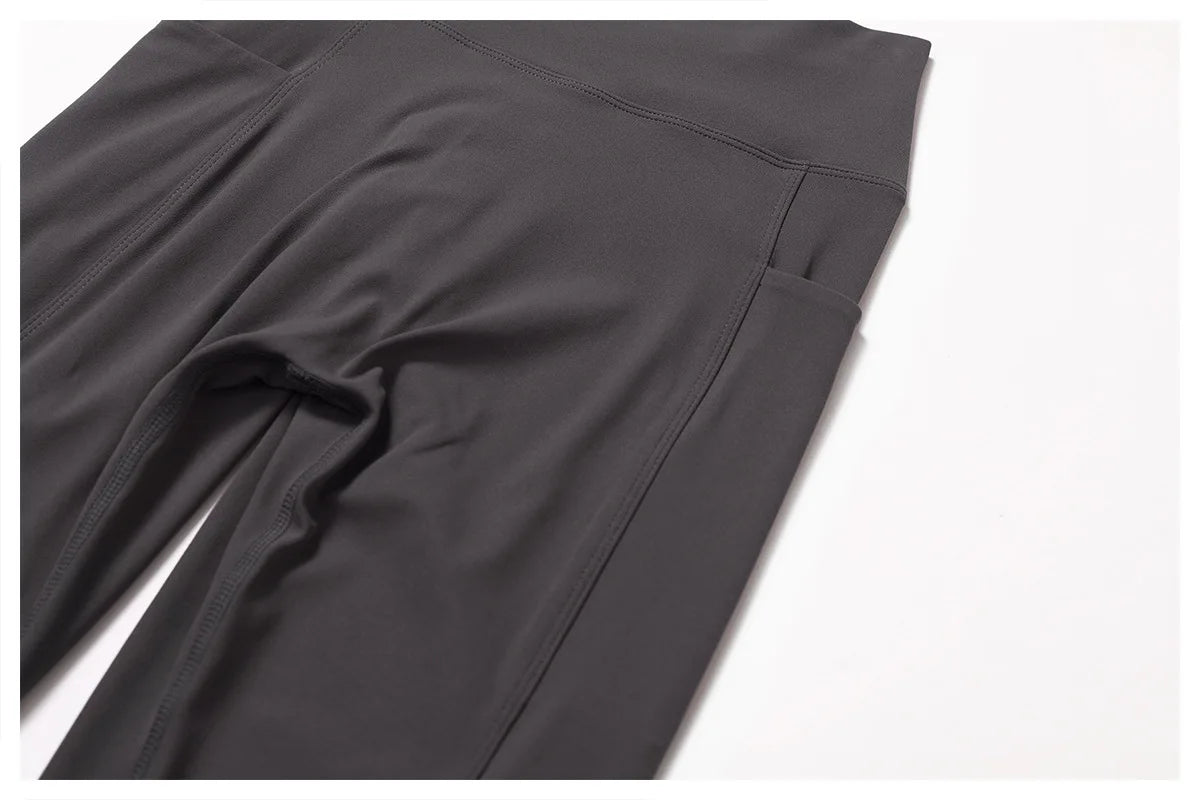 V-shaped Back Leggings Fitness Women Sport Leggings High Waist Elastic Solid Yoga Pants Gym Jogging Push Up Slim Pants Female