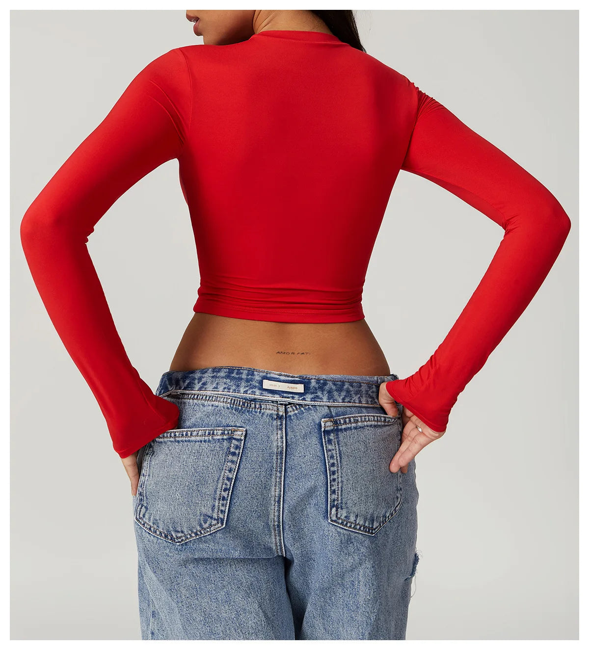 Women Yoga Shirts Crop Top Long Sleeves Shirts for Women Yoga  Long Sleeves Sports Fitness Top Push Up Gym Clothes Workout Tops