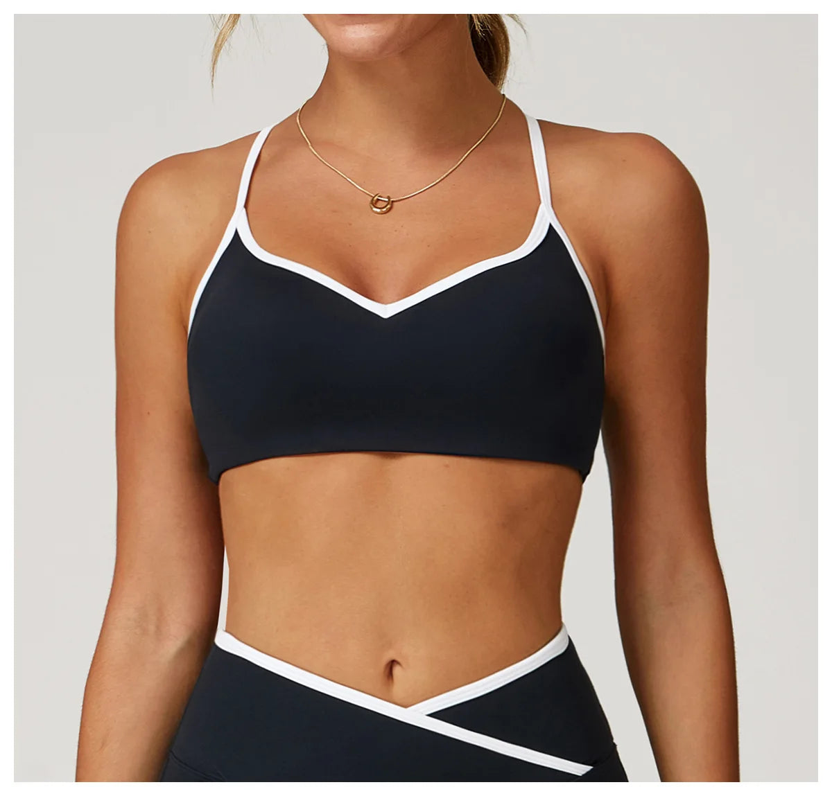 Gym Underwear Women's Sport Bra Sports Bra Anti-sweat Breathable Yoga Bra Shockproof Crop Top Fitness Top Push Up Workout Tops