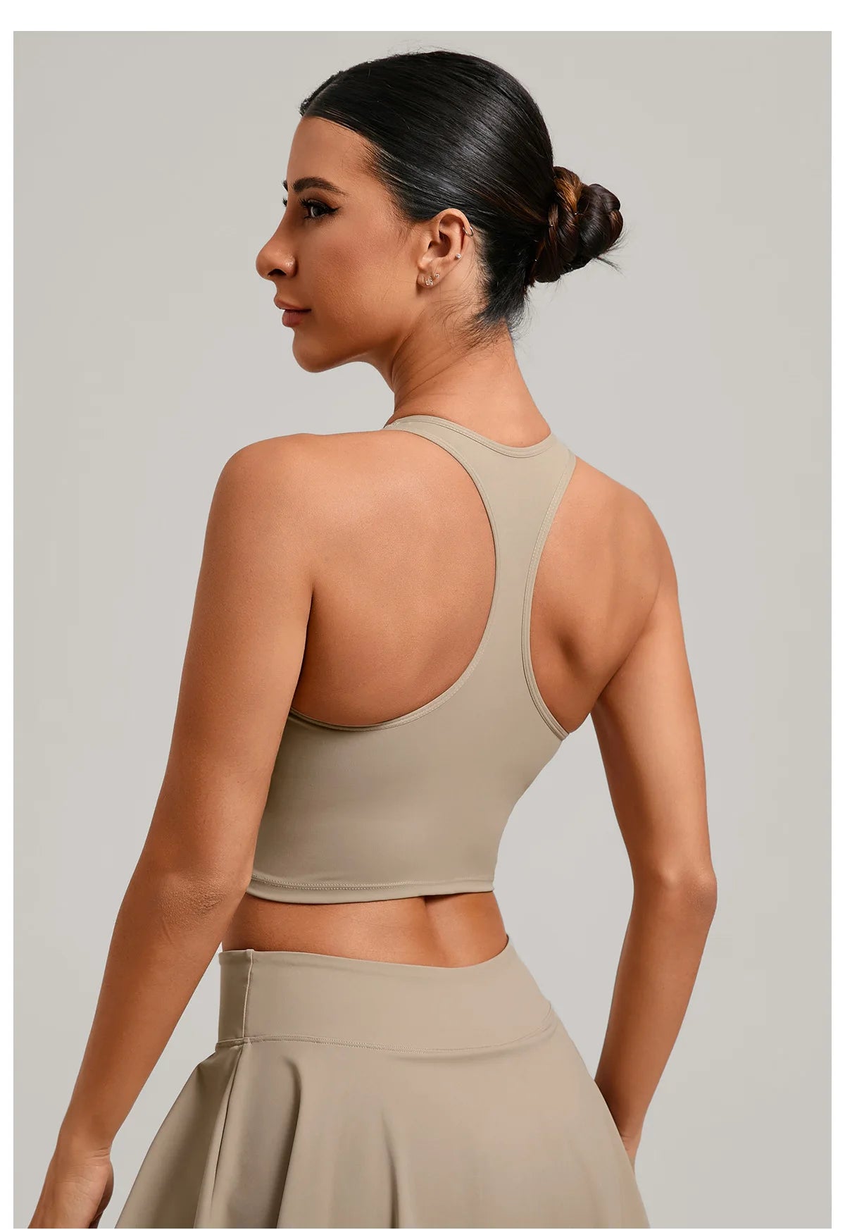 Sexy Sports Bra Anti-Sweat Fitness Top Women High Strength Yoga Bra Shockproof Crop Top Push Up Sport Underwear Gym Workout Top