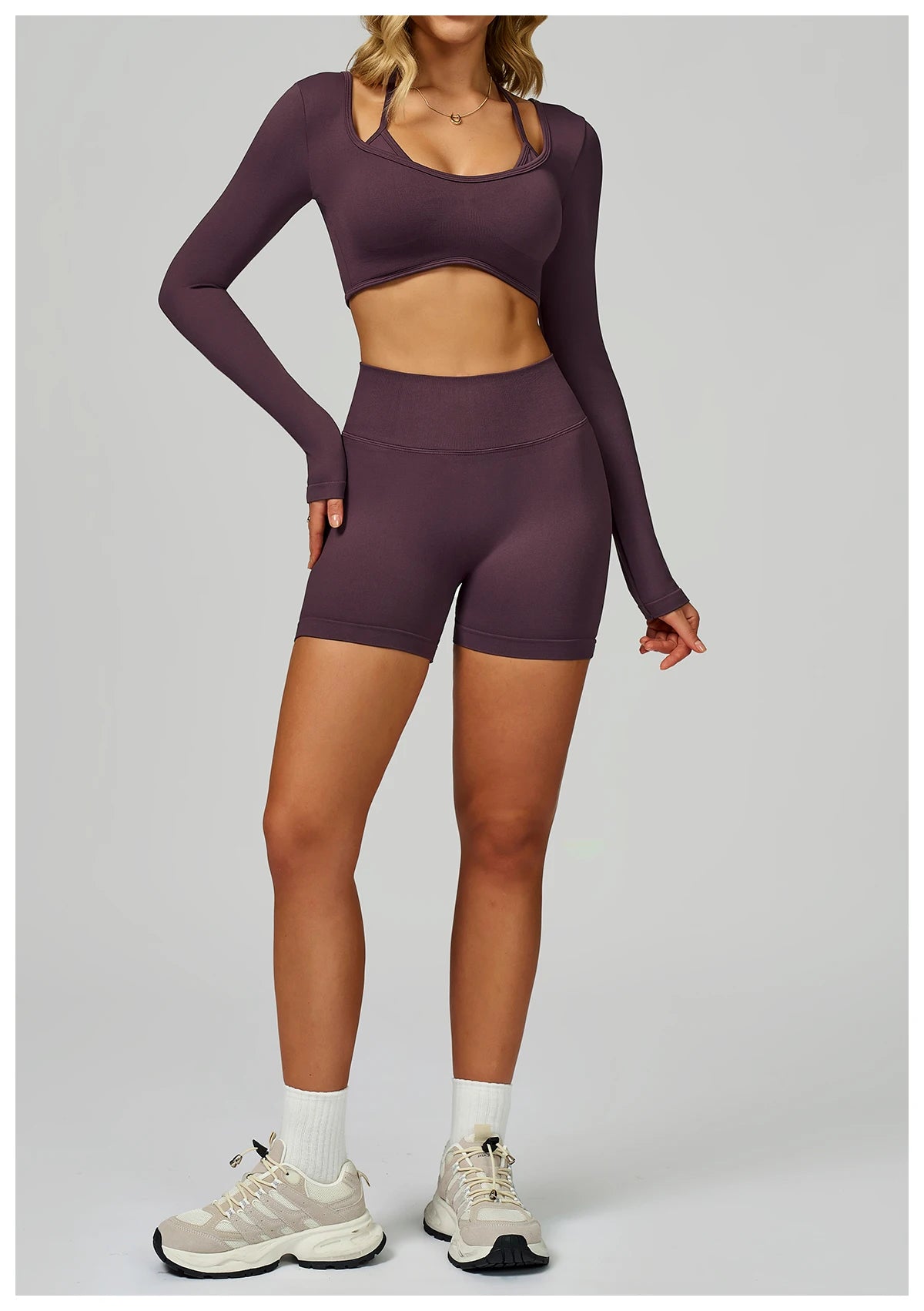Seamless Women Sports Short Yoga Legging Shorts Squat Proof High Waist Fitness Tight Shorts Cycling Impact Workout Gym Shorts