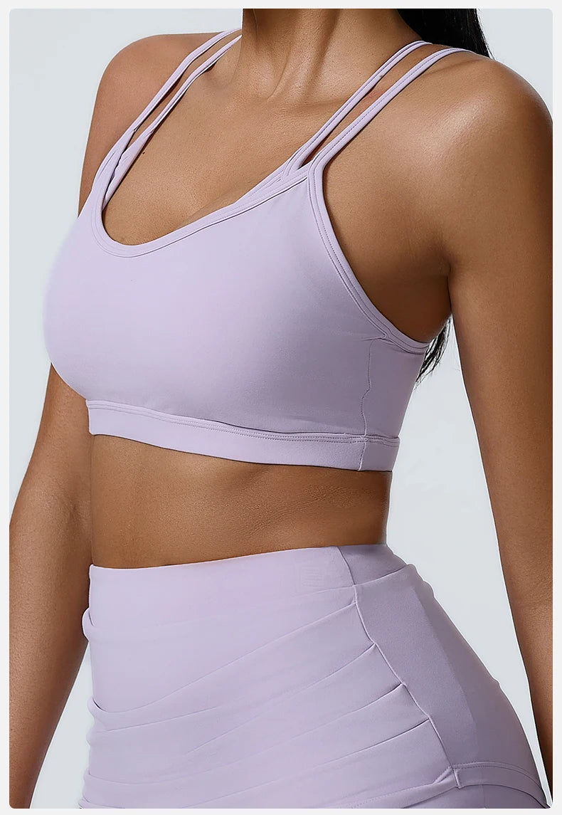 Women Fitness Underwear Yoga Bras Beautiful Back Sports Bras Top Women Bra Sexy Breathable For Women Gym High Strength Bra