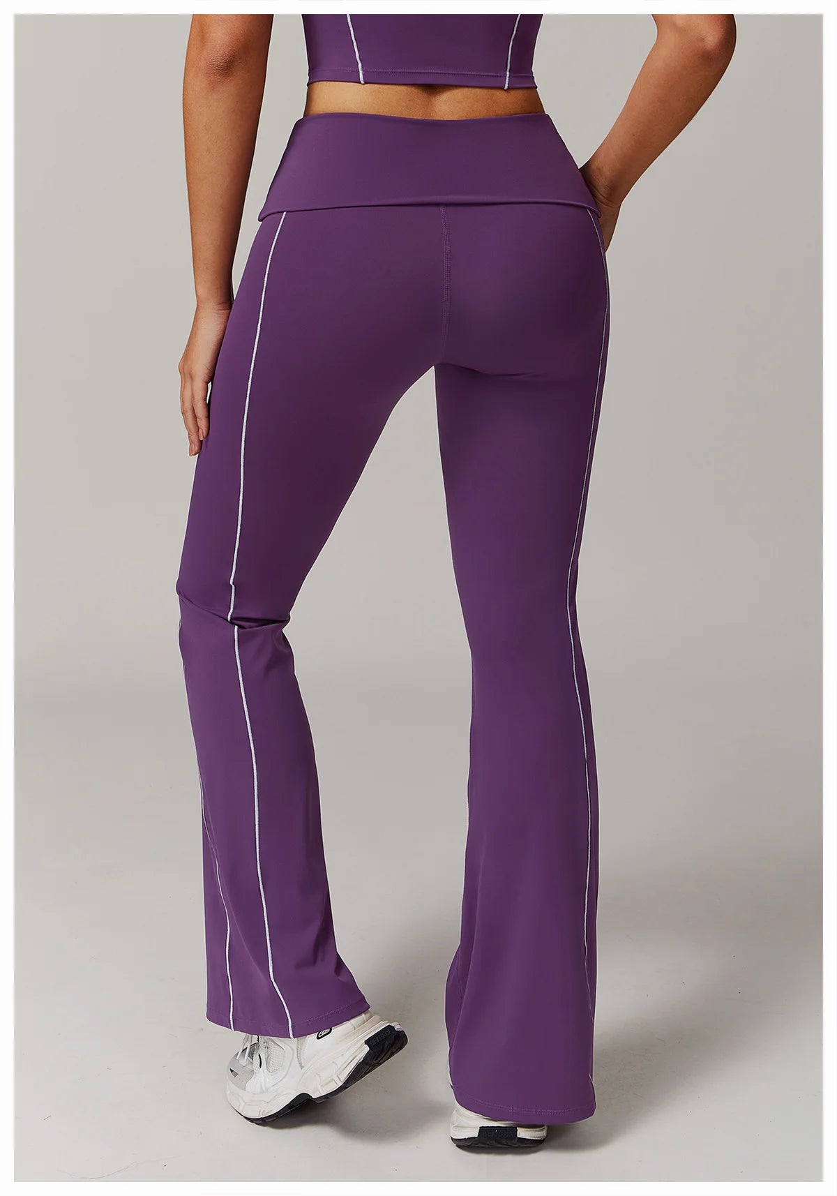 Fitness Bell-bottoms Women Sport Leggings High Waist Wide Leg Pants Yoga Leggings Gym Quick Dry Push Up Slim Pants Female Tights