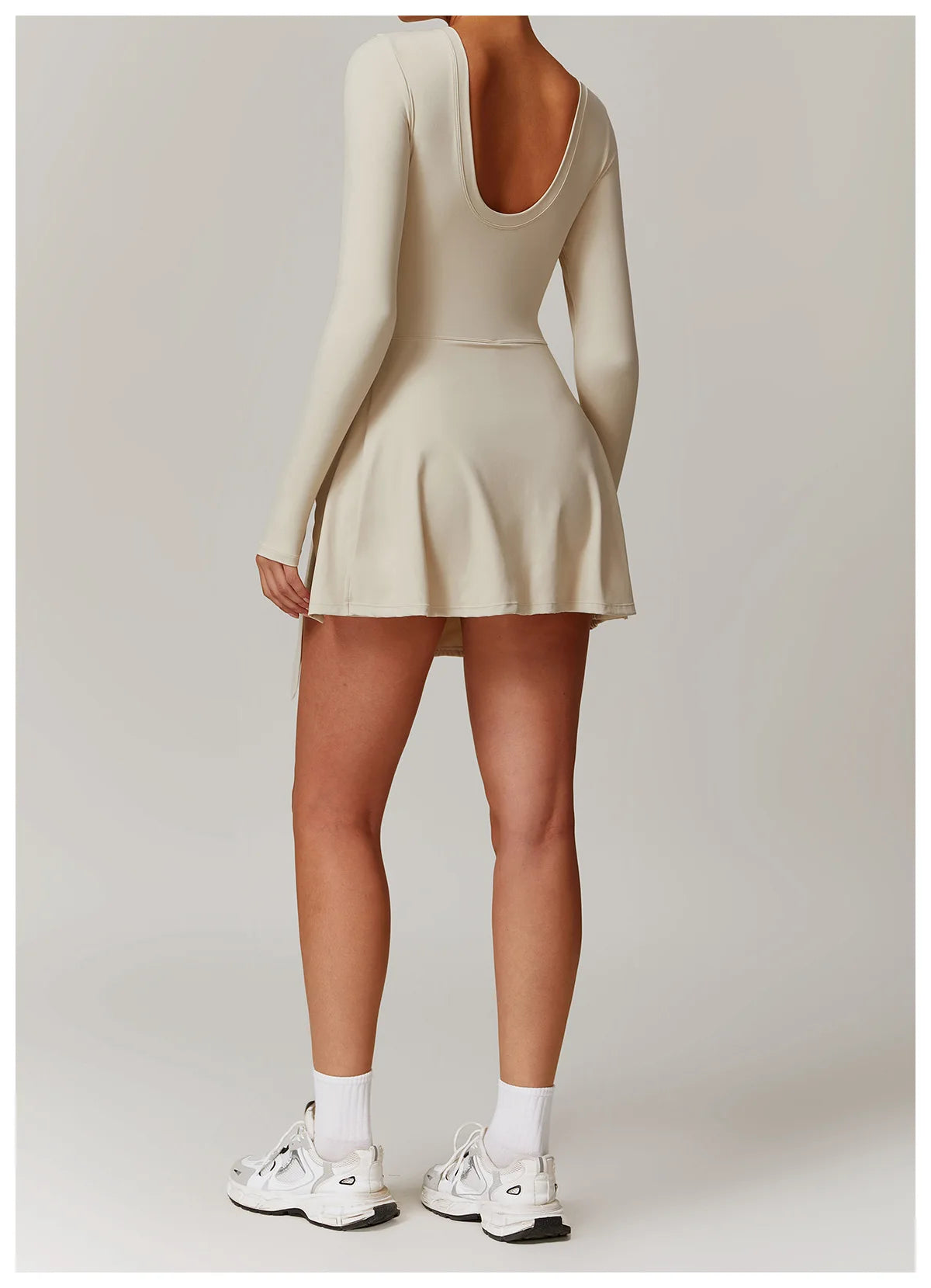 Short Sports Jumpsuit Long Sleeved Gym Set Women Yoga Clothes Rompers Workout One-piece Suit Female Outdoor Recreation Bodysuits