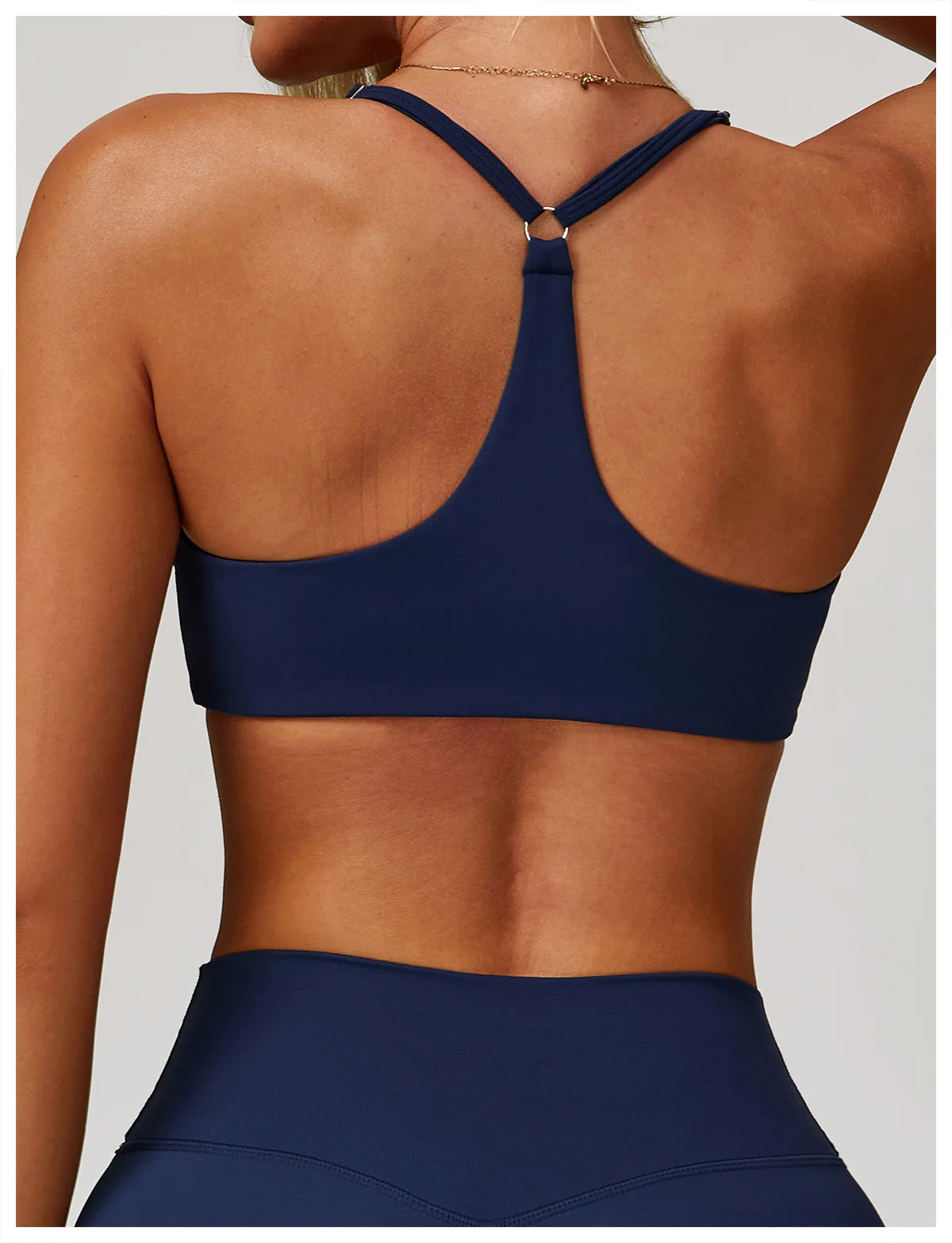 Sexy Women Tops Back Cross Strap Tank Top Push Up Running Impact Sports Bra Breathable Soft Fitness Beauty Solid Color Yoga Bra