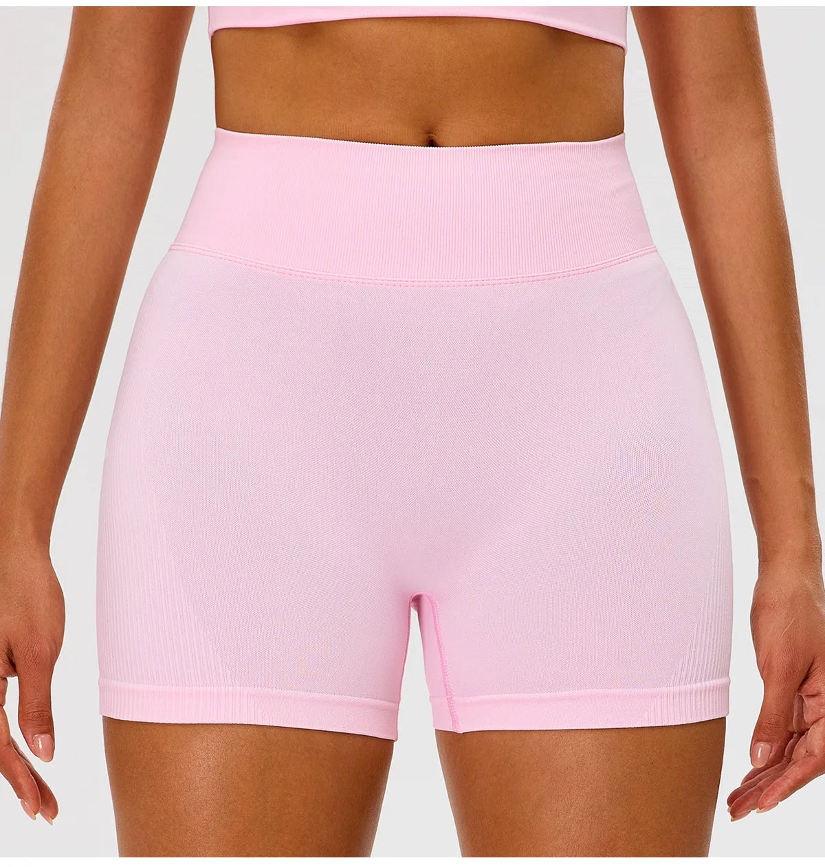 Seamless Yoga Shorts Women High Waist Workout Shorts Fitness Yoga Lift Butt Fitness Yoga Gym Running Sports Shorts Sportswear