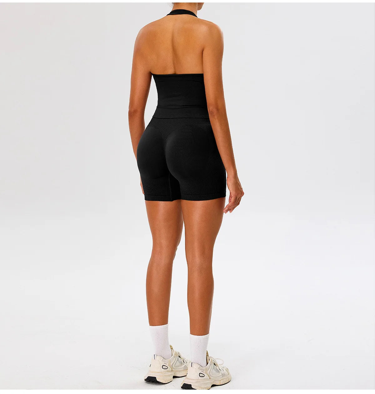 Seamless Yoga Shorts Women High Waist Workout Shorts Fitness Yoga Lift Butt Fitness Yoga Gym Running Sports Shorts Sportswear