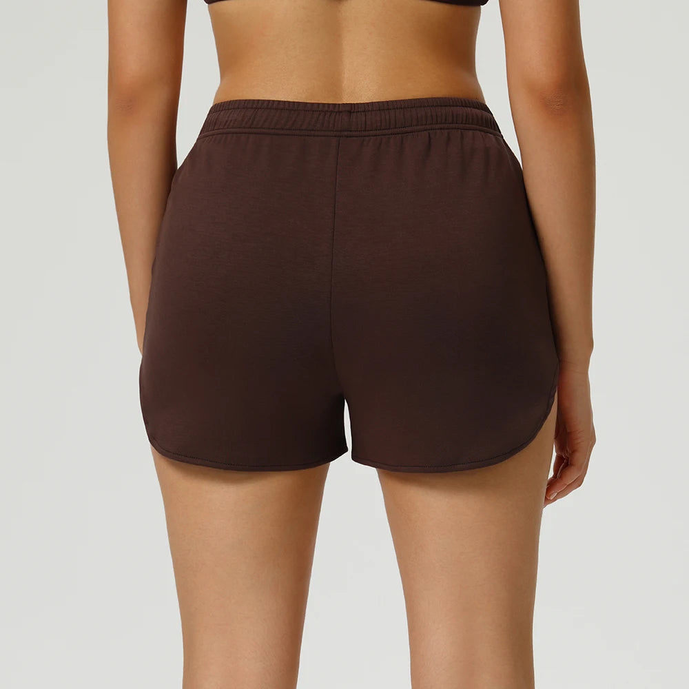 Women Yoga Shorts Fitness Elastic Running Workout Short Leggings For Ladies Gym Sport Shorts Fitness Sportwear