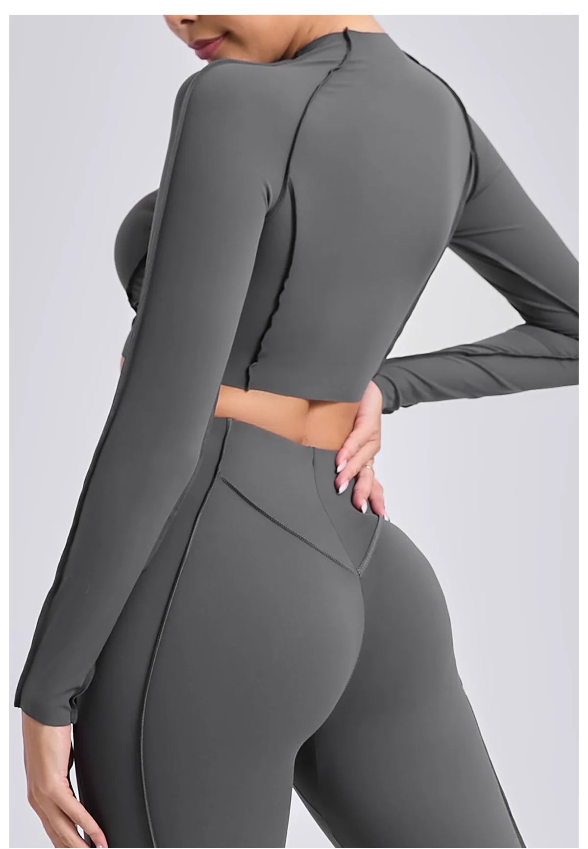 Long Sleeve Workout Top Gym T-shirt Pilates Clothes Women Active Wear Sports Shirt Elastic Fitness Yoga Clothing Running Shirts