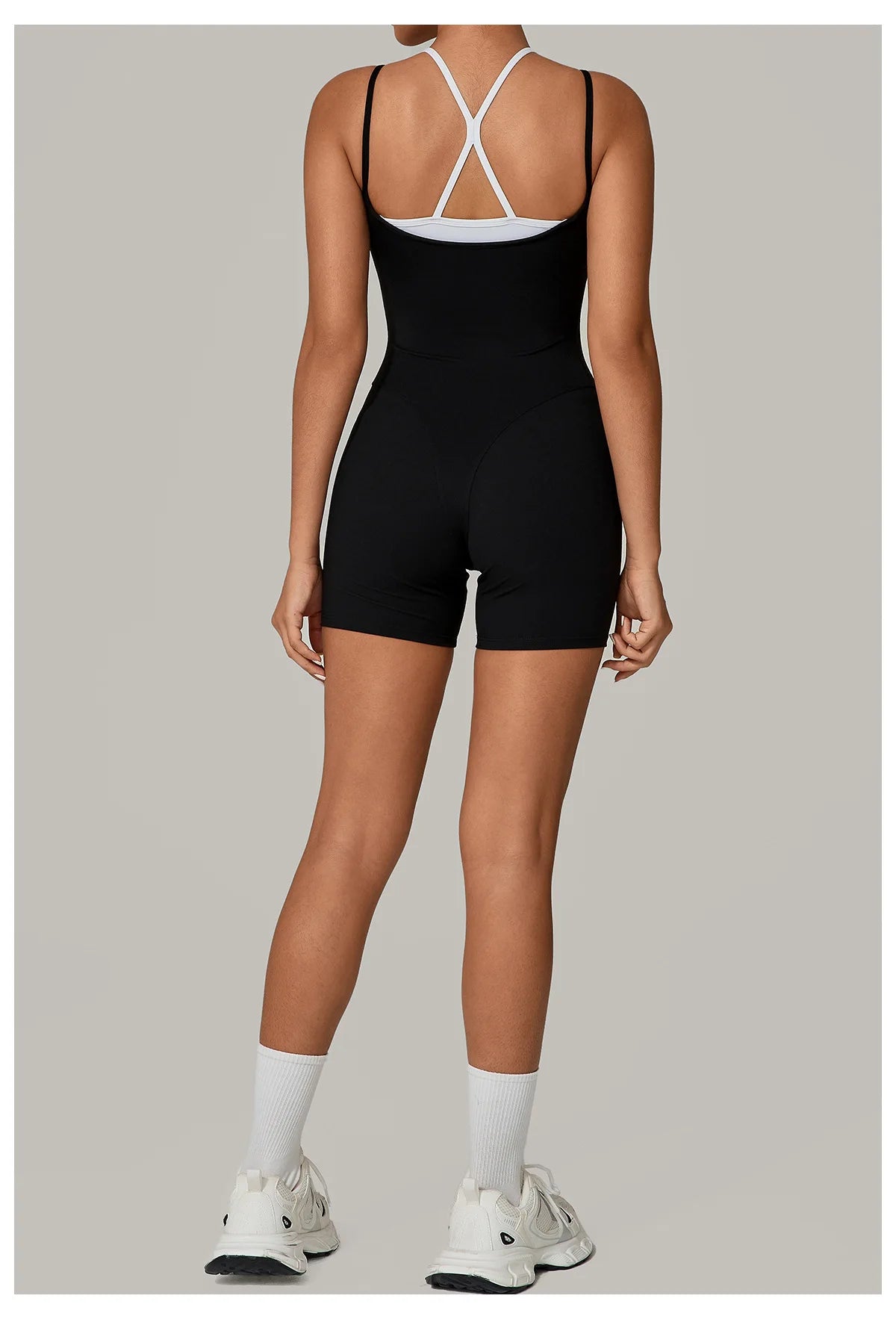 Short Sports Jumpsuit Sleeveless Gym Set Women Tracksuit Yoga Clothes Rompers Workout One-piece Suit Female Outdoor Bodysuits