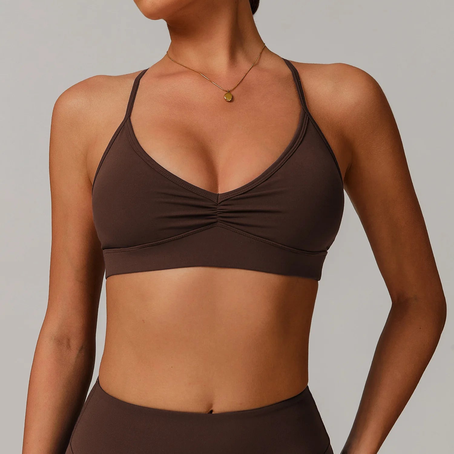 Women Yoga Sports Bra Breathable Shock Proof Gym Workout Fitness Push up Top Cross Back Yoga Running Active Sportswear Vest Bra