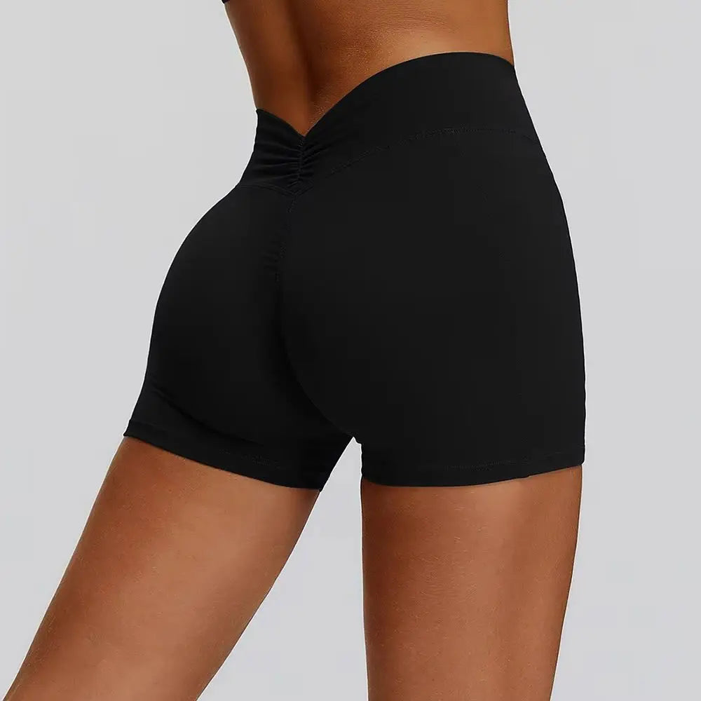 Shorts Women Seamless Yoga Shorts Scrunch Bum Gym Shorts Workout Low Waist Short Leggings Booty Stretch Running Impact Shorts