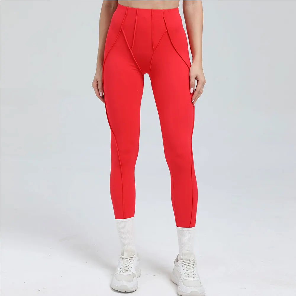 Women Leggings Gym Yoga Pants High Waist Leggings Tights Running Cycling Pants Breathable Sports Seamless Stretchy Yoga Pants