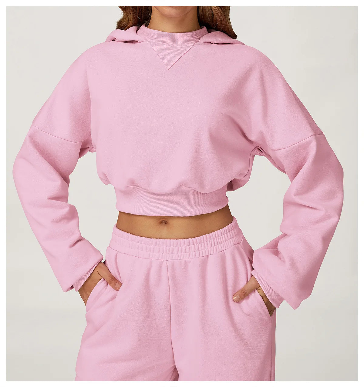 Long Sleeved Hooded Sweatshirt Winter Casual Loose Jacket Women's Long Sleeved Outdoor Running and Fitness Sportswear