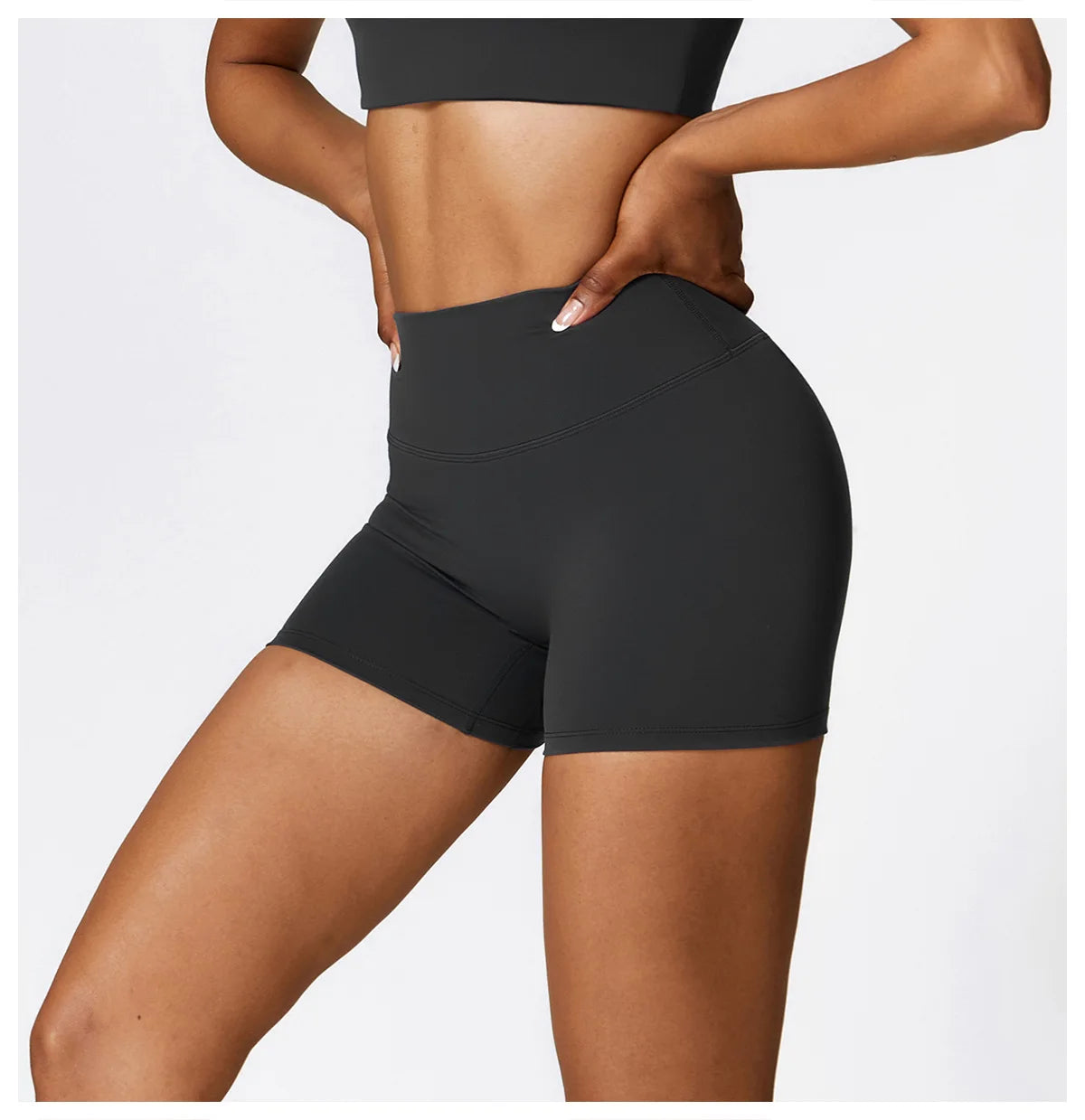 Women Yoga Shorts Fitness Shorts Running Cycling Shorts Breathable Sports Leggings High Waist Summer Workout Gym Push Up Shorts