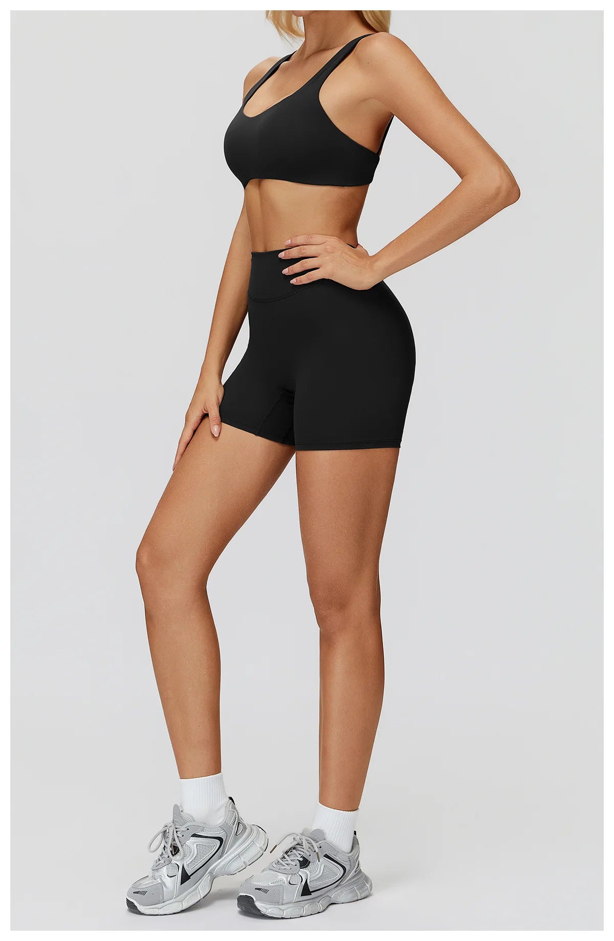 Yoga shorts, women's fitness shorts, running shorts, fitness shorts, gym push up exercise shorts, cycling shorts
