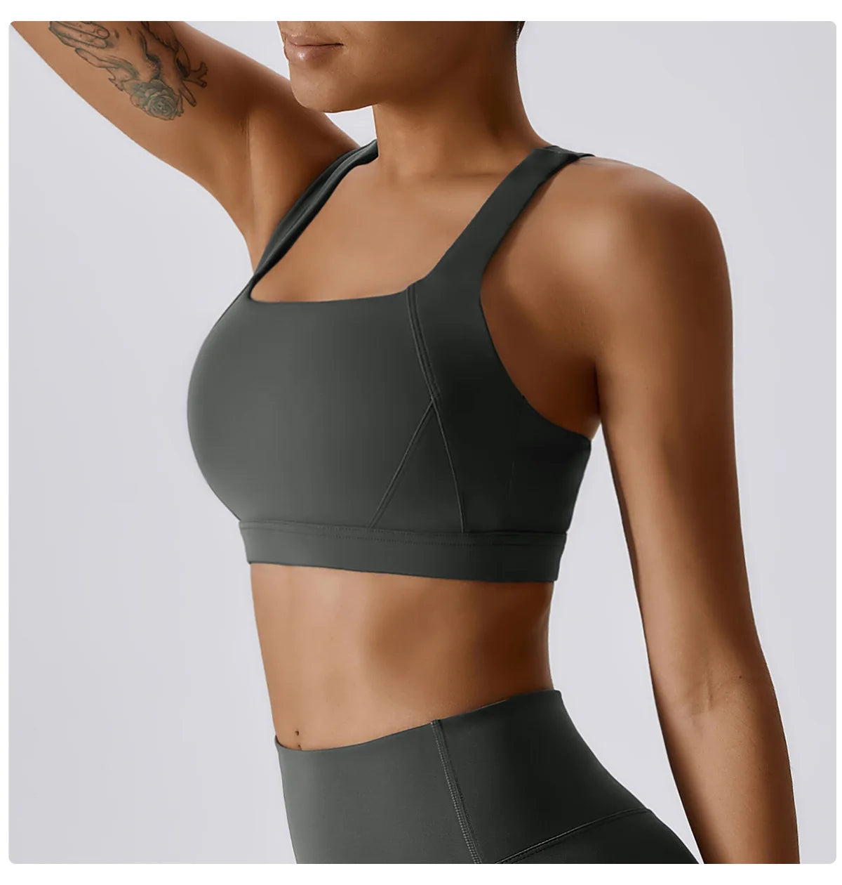 Breathable Sports Bra Shockproof Crop Anti-sweat Fitness Top Women Yoga Bra Push Up Sport Gym Running Workout Top Soft Underwear