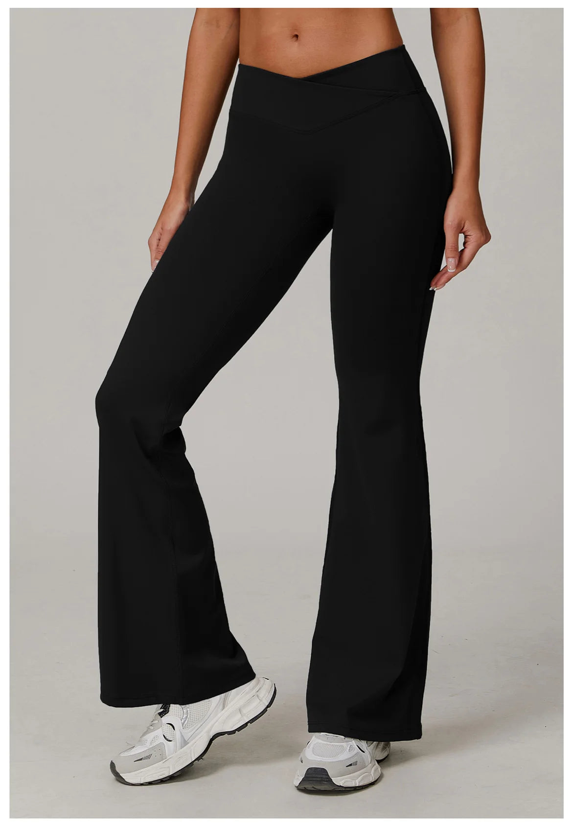 Wide Leg Pants Women Yoga Leggings Women Fitness Leggings Running Pant Sports Leggings High Waist Workout Tight Gym Bell-bottoms
