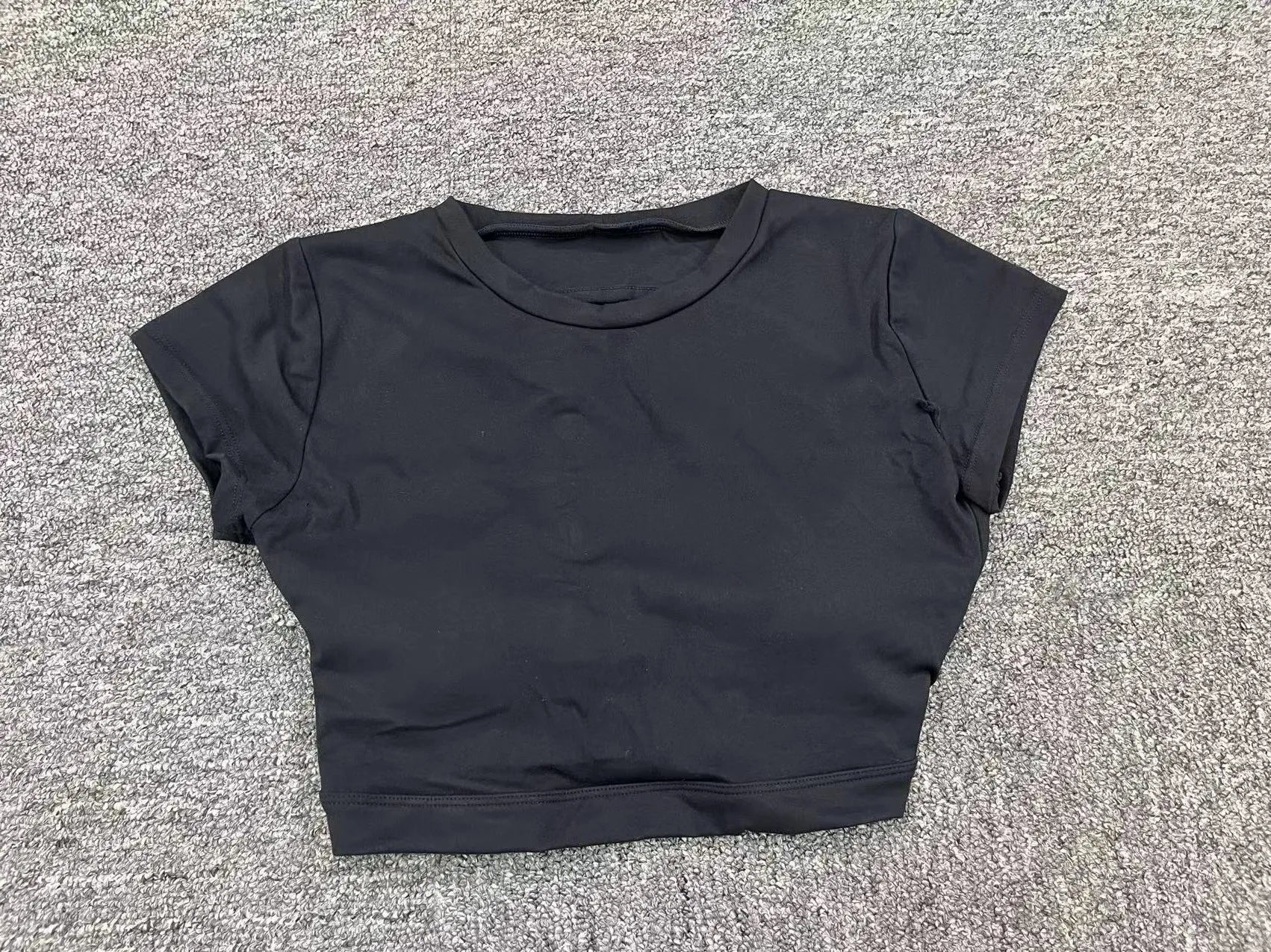 Hollow Beauty Back Crop Top Short Sleeve Yoga Shirt Women Fitness Workout Tops Gym Clothes Push Up Sportswear Running T-shirts