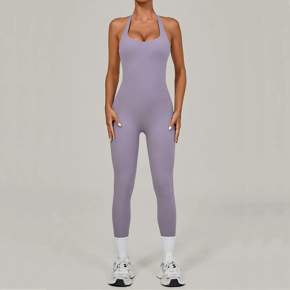 Yoga Jumpsuit Fitness Tracksuit Sports Overalls Gym Clothing Set Yoga Wear Workout Clothes for Women Outfit push-up Activewear