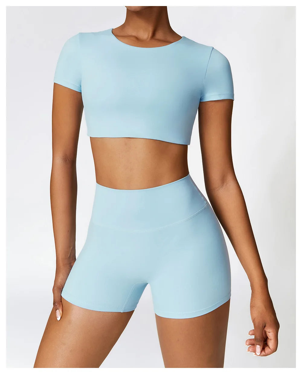Yoga Top Women Sport T Shirts Push Up Fitness Clothes Short Sleeve Yoga Shirt Gym Top Running Active Wear Sport Top Femme Tights