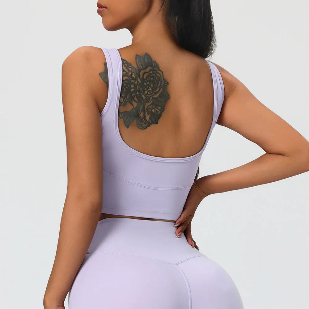 Women Backless Sports Bra Sexy Top Women Push Up Sport Bra Yoga Gym Crop Top Brassiere Fitness Top Sport Bra Breathable Bras