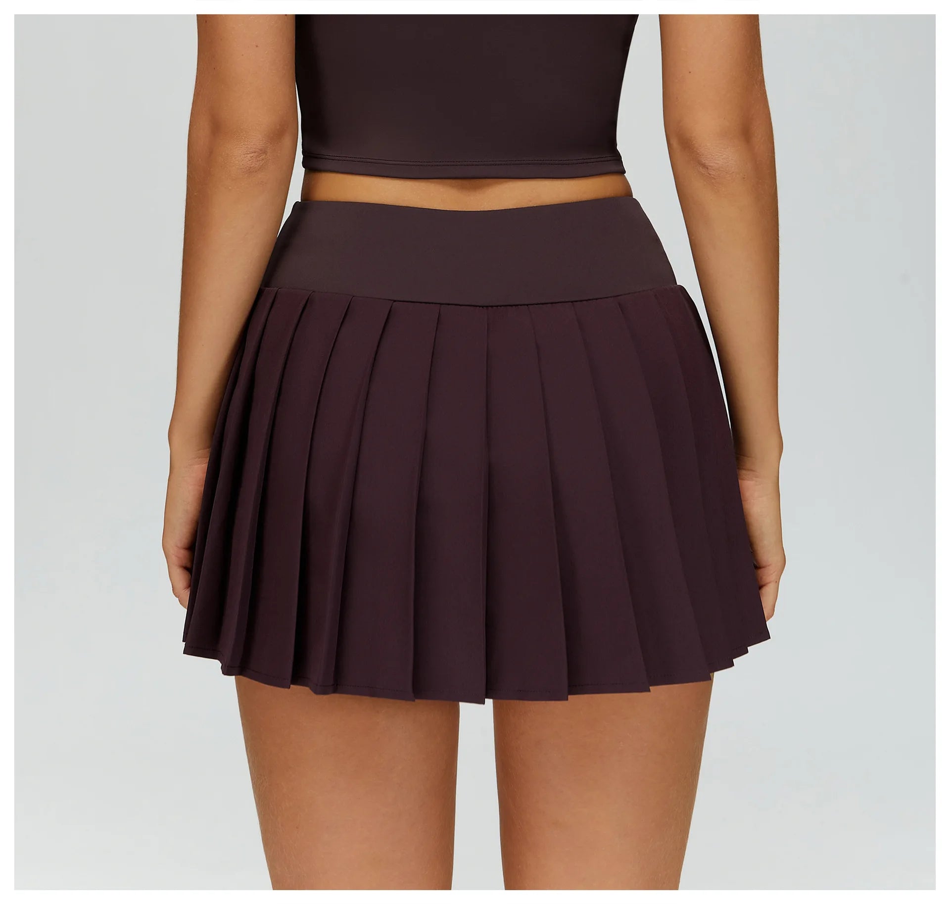 Yoga Short Skirt Women Pleated Sports Tennis Skirts Runniing High Waist Yoga Fitness Short Skirt Gym Golf Loose Skirt Pockets