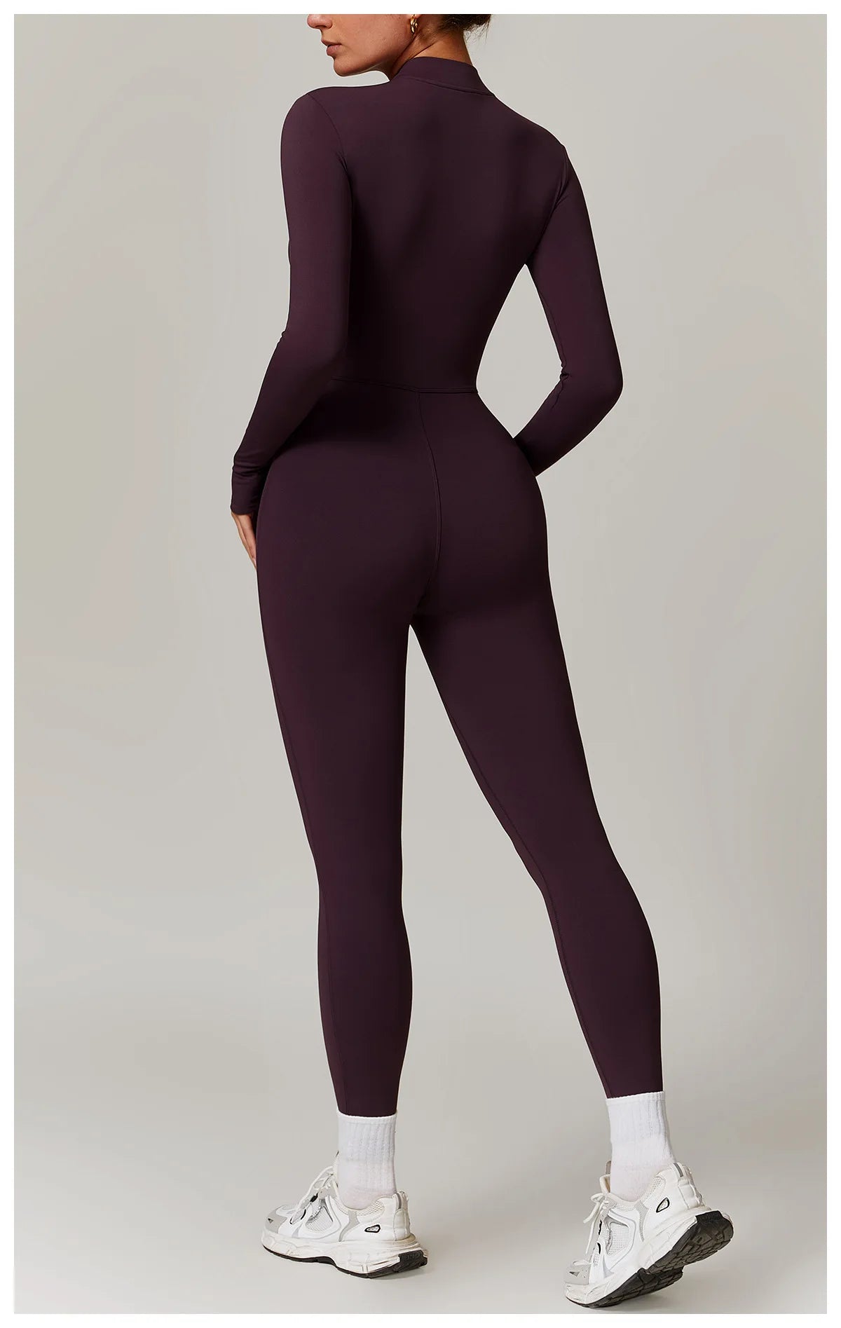 Winter Zipper Workout Jumpsuit Sports Overalls Women Gym Clothing Running Fitness Suit Gym Tracksuit Push Up Sportswear Yoga Set