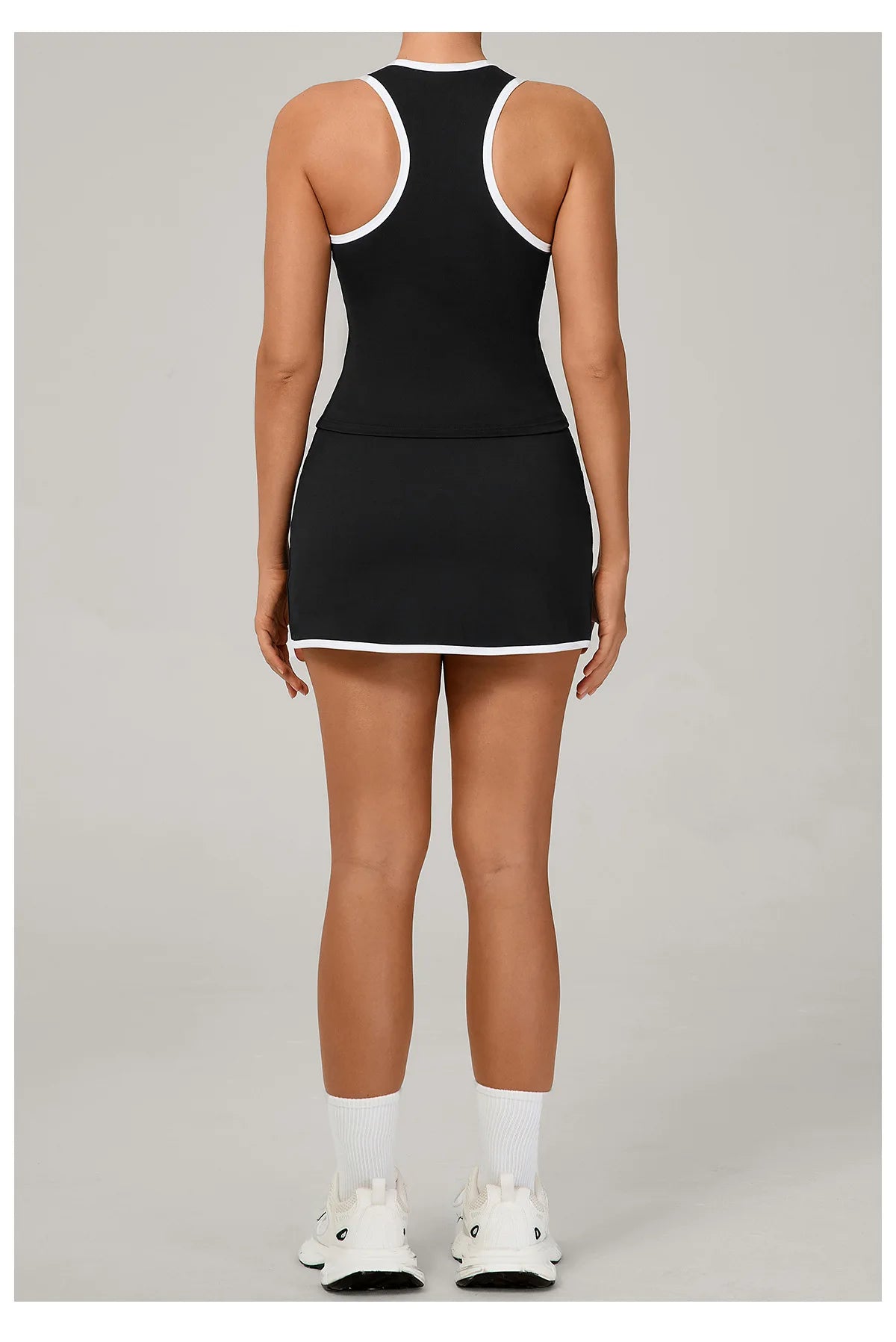 Yoga Set 2PCS Women Tracksuit Sexy Sport Bra High Waist Yoga Short Skirt Gym Clothes Fitness Sleeveless Workout Suit Sporstwear
