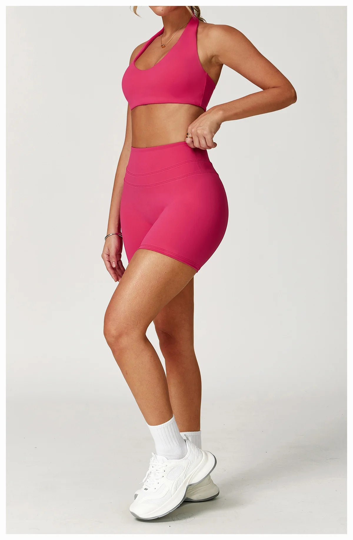 Sports Vest Impact Halter Top Yoga Underwear Backless Hanging Neck Sports Tank Top for Shaping Women's Tank Workout Push Up Top