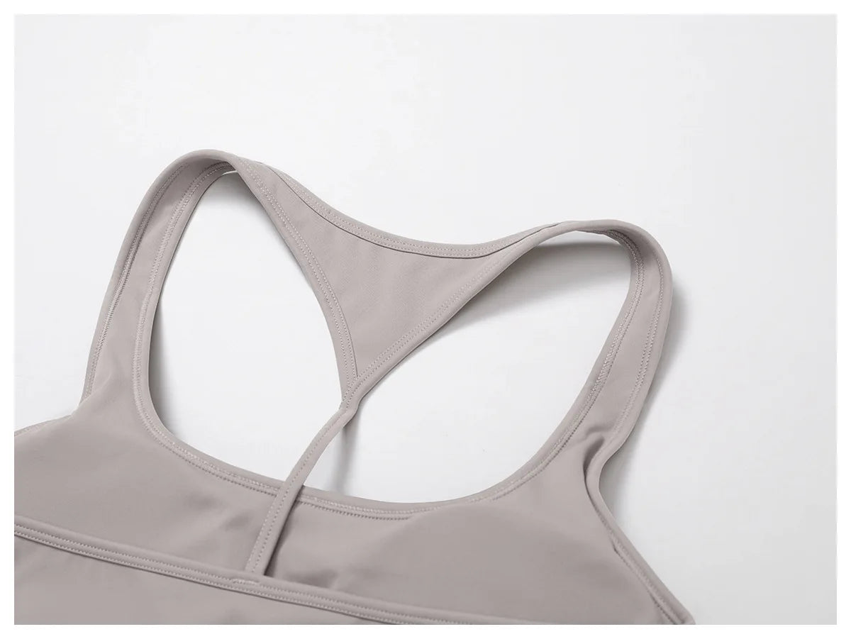 Tank Top Women Gym Women Corset Sports Bra Push Up Crop Top Impact Fitness bra Hollow Breathable Running Athletic Sportswear