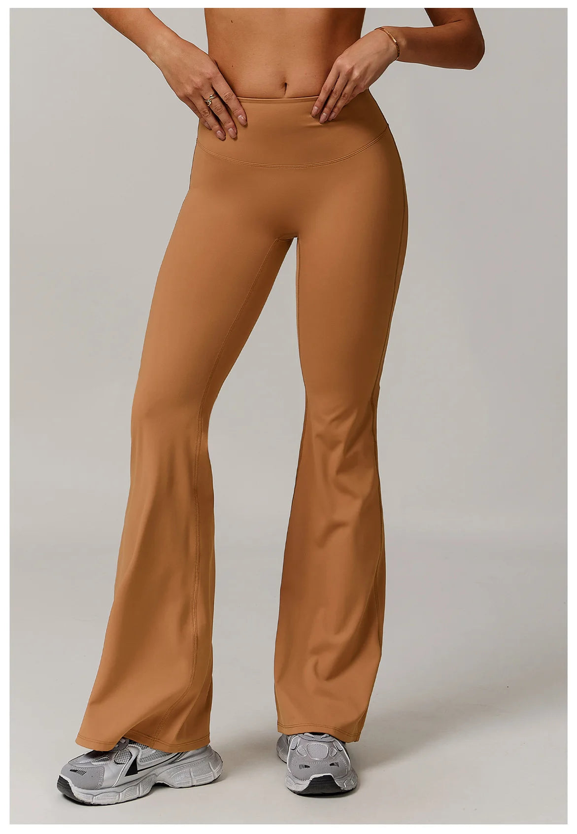 Gym Leggings Women Bell-bottoms Yoga Pants Sexy High Waist Lifting Leggings Pants Women Sports Clothing Fitness Wide Leg Pants