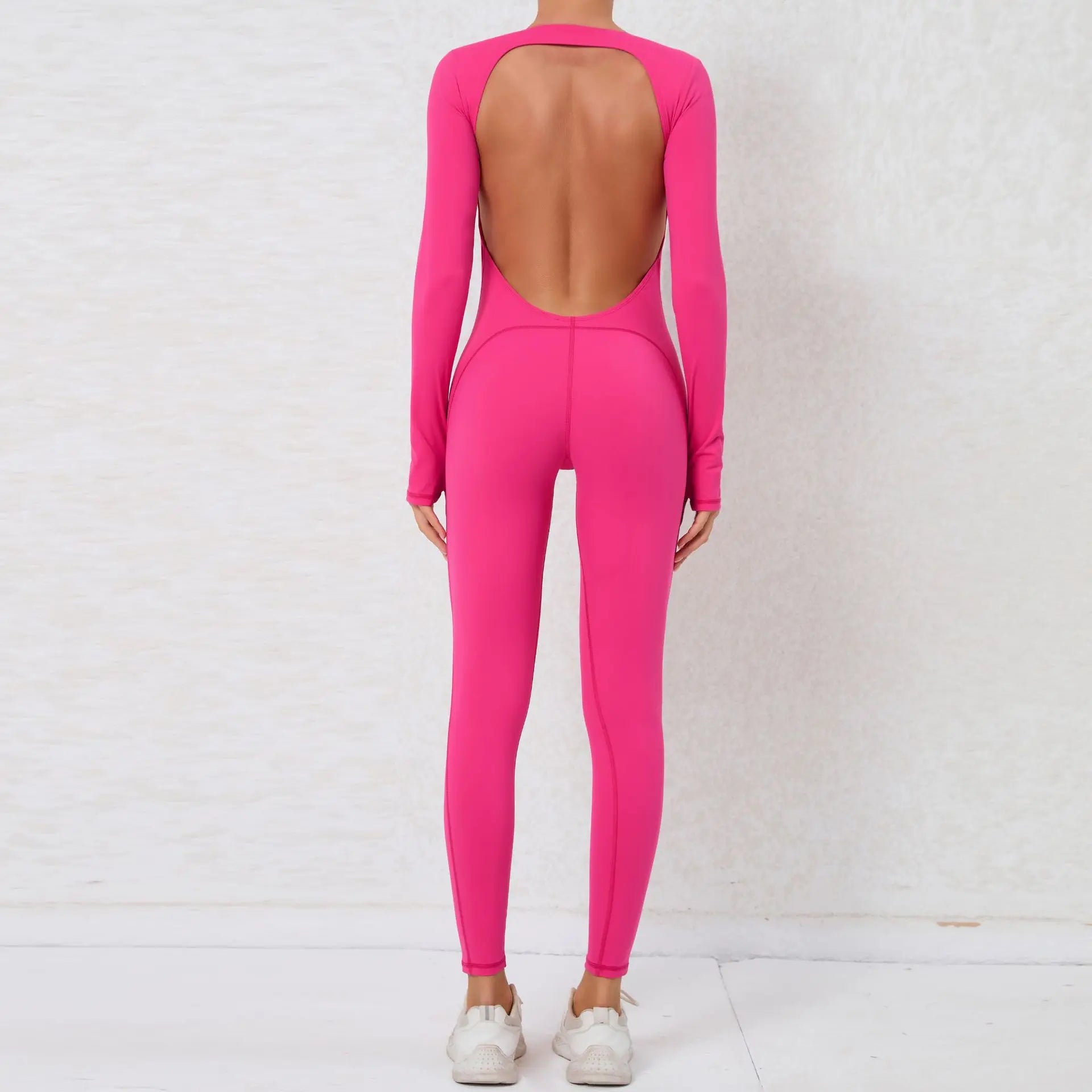 Jumpsuit Gym Yoga Set Women Long Sleeves Sportswear Women Tracksuit Sport Fitness Rompers Female Push Up Workout Bodysuit