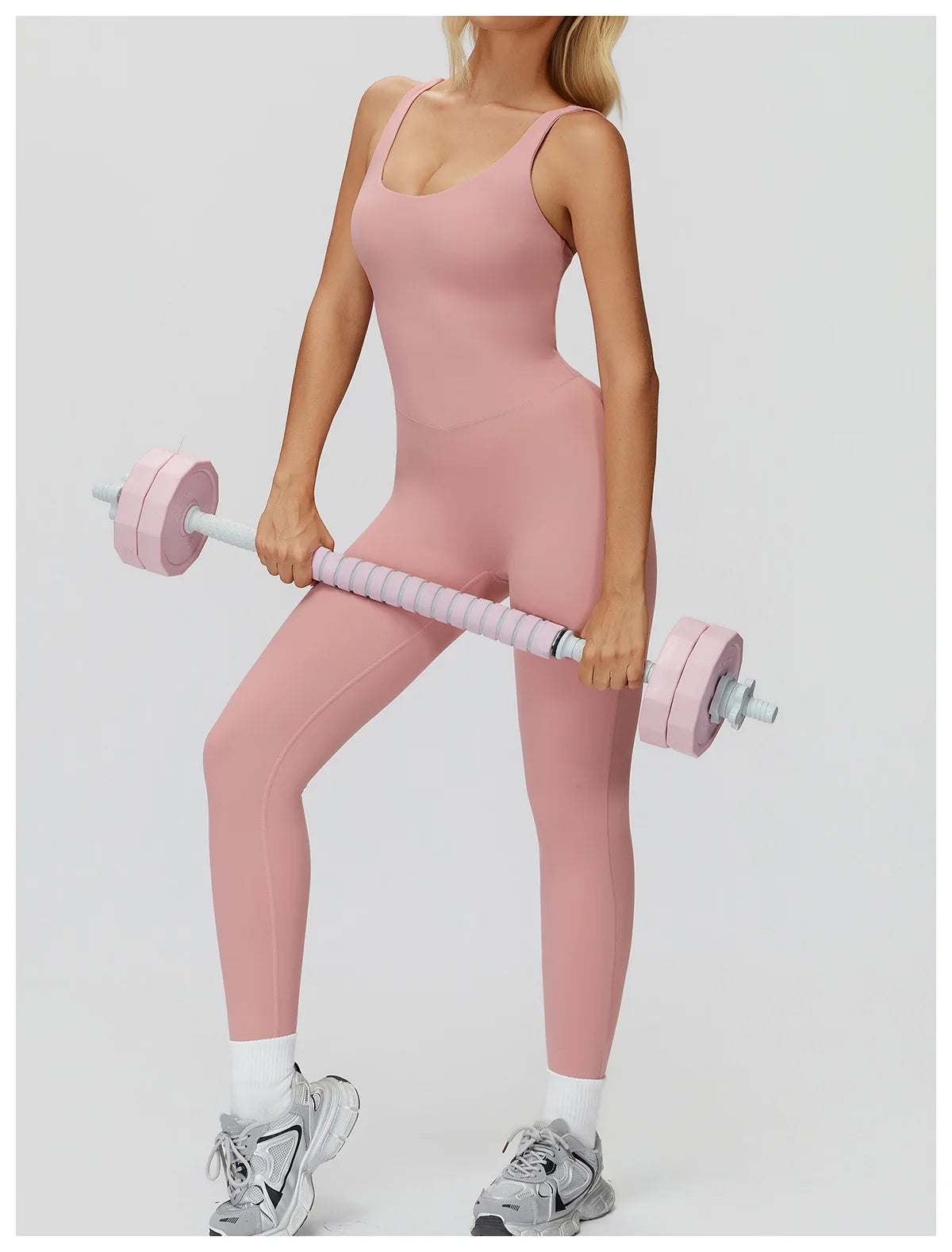 Women's Tracksuit Yoga Set Jumpsuits One Piece Fitness Rompers Sleeveless Sportswear Gym Set Push Up Bodysuits Workout Clothes
