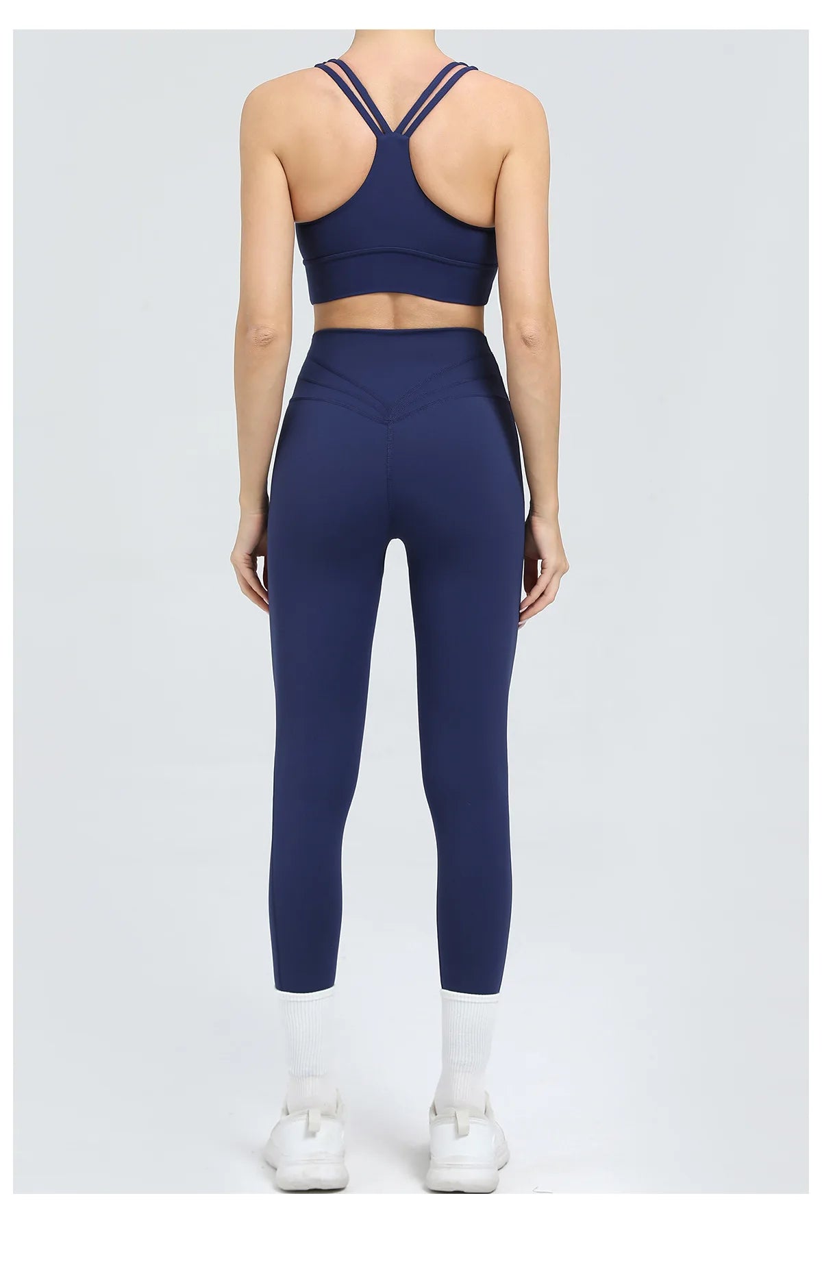 Women's Tracksuit Fitness Suit Yoga Sets Sportswear Workout Outfits Sports Bra High Waist Leggings Gym Clothing Sports Suits