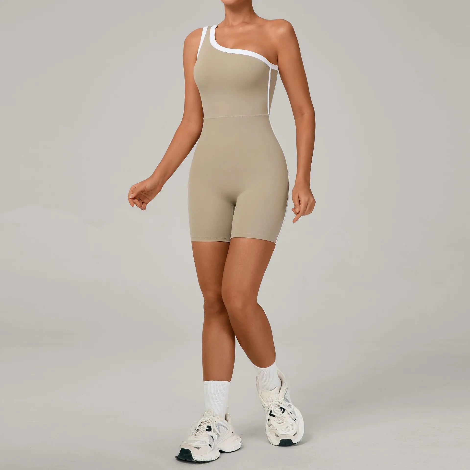 Gym Bodysuit Short Jumpsuit Playsuit Women Tracksuit One Piece Sport Overalls Yoga Romper Fitness Workout Clothes Sportswear