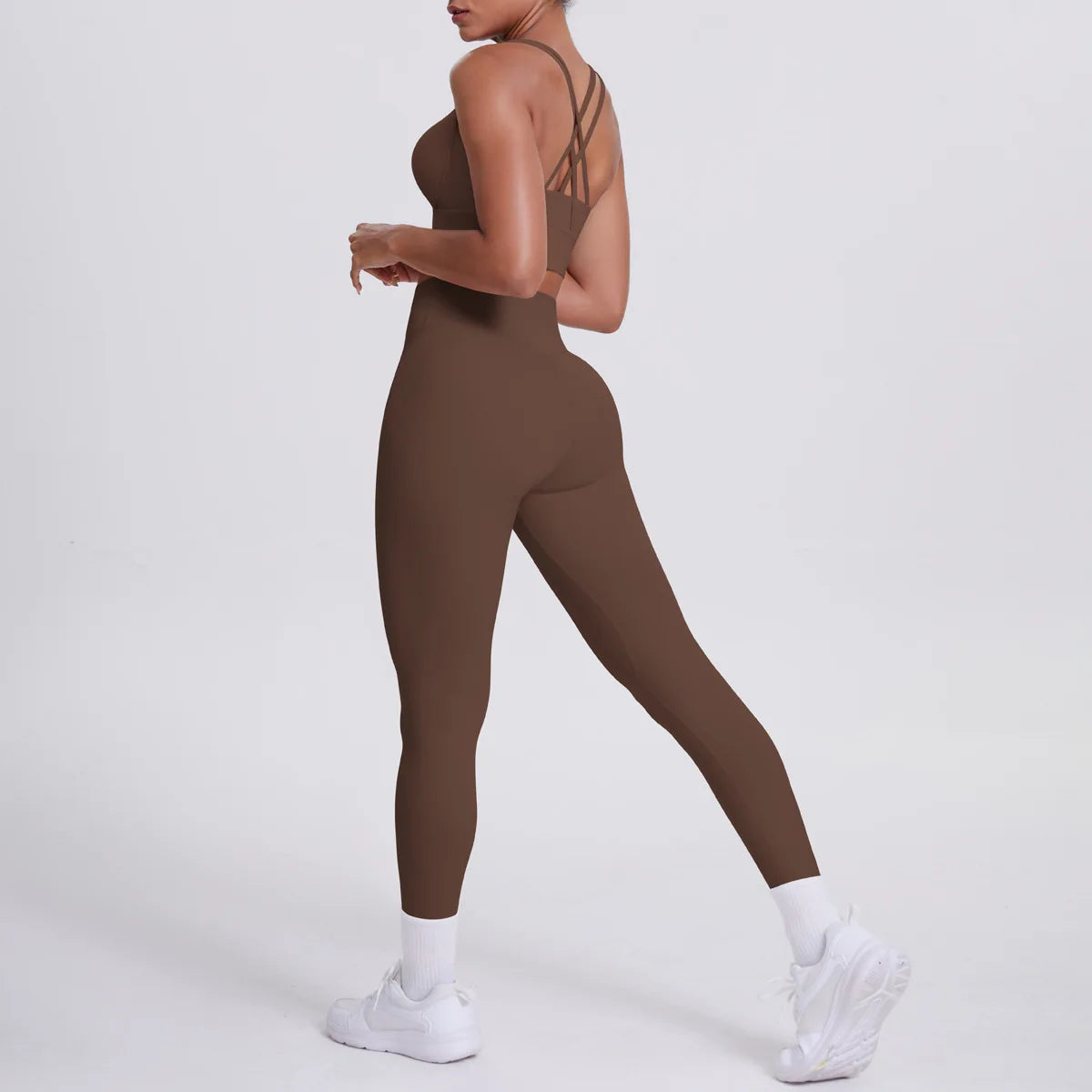 JJUREN Seamless Yoga Suit Women Tracksuit Sports Bra High Waist Leggings Yoga Outfit Gym Set Fitness Workout Clothes Sportswear