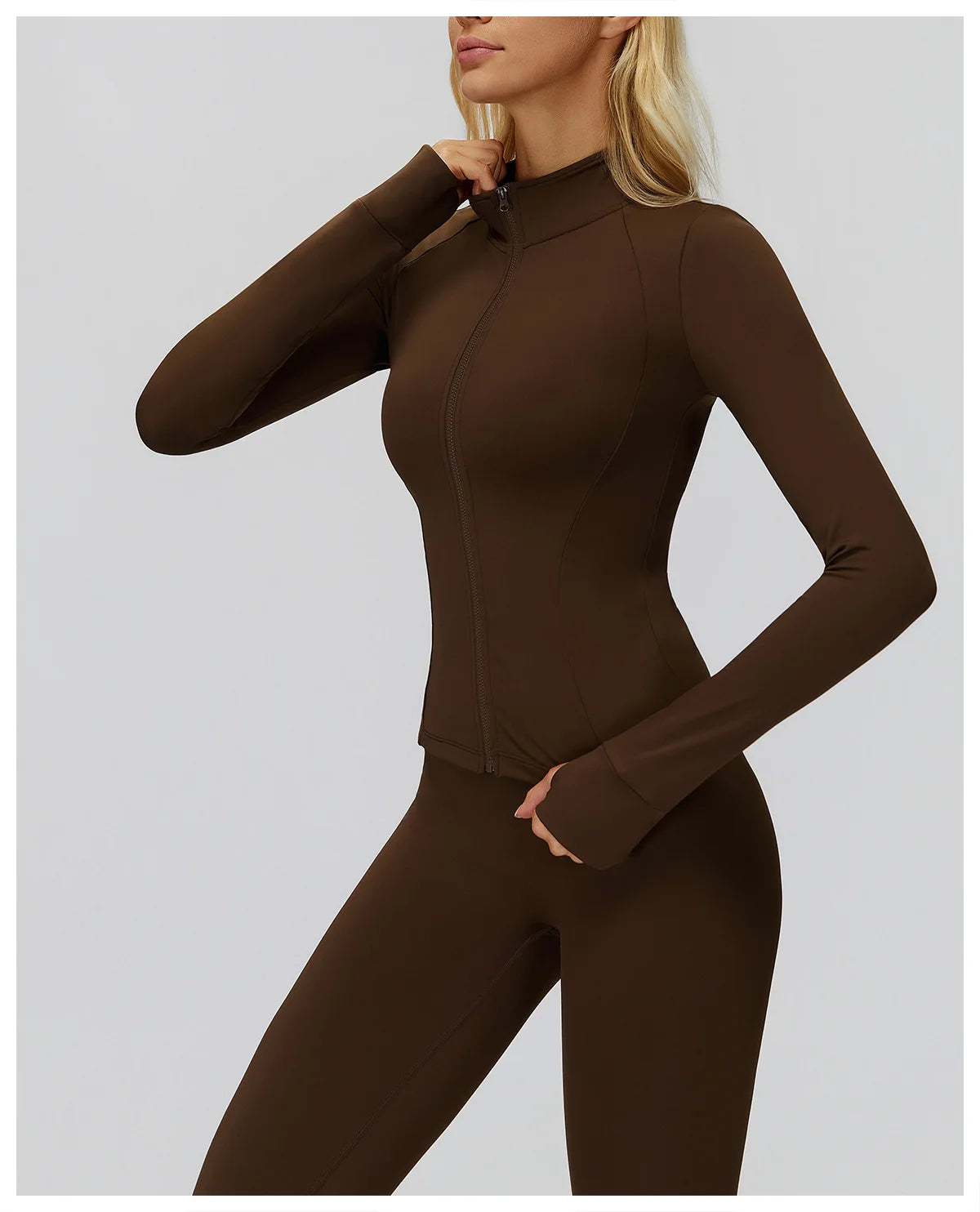 Yoga Set 2PCS Women Tracksuit Sportswear Workout Clothes Athletic Wear Gym Overalls Legging Fitness Top Long Sleeve Sports Suits