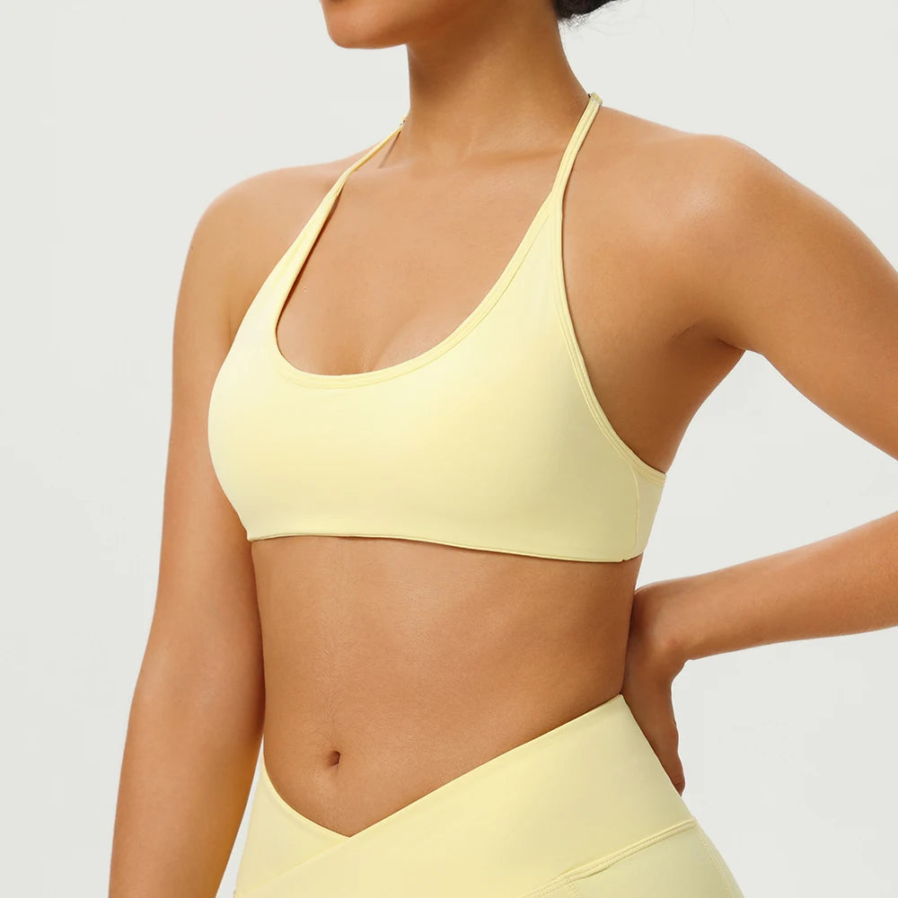 Women Underwear Breathable Sports Bra Shockproof Fitness Tops Push Up Gym Crop Top Brassiere Sport Bras Gym Workout Top Yoga Bra