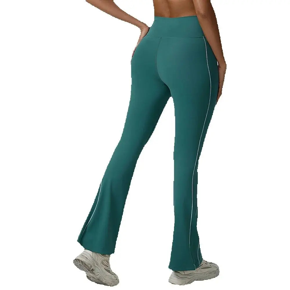 Yoga Leggings Women Yoga Pants Running Bell-bottoms Yoga Tights High Waist Fitness Pants Gym Leggings Sports Wide Leg Pant