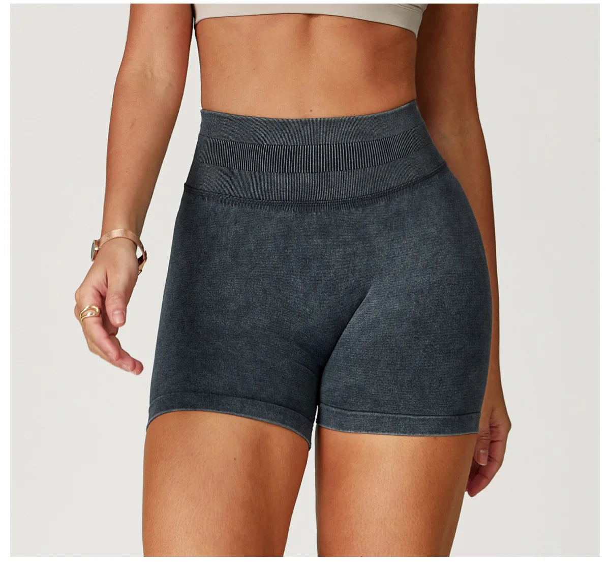 Sand Washed Yoga Shorts Women Yoga Shorts High Waist Workout Shorts Fitness Yoga Lift Butt Fitness Yoga Gym Running Short Pants