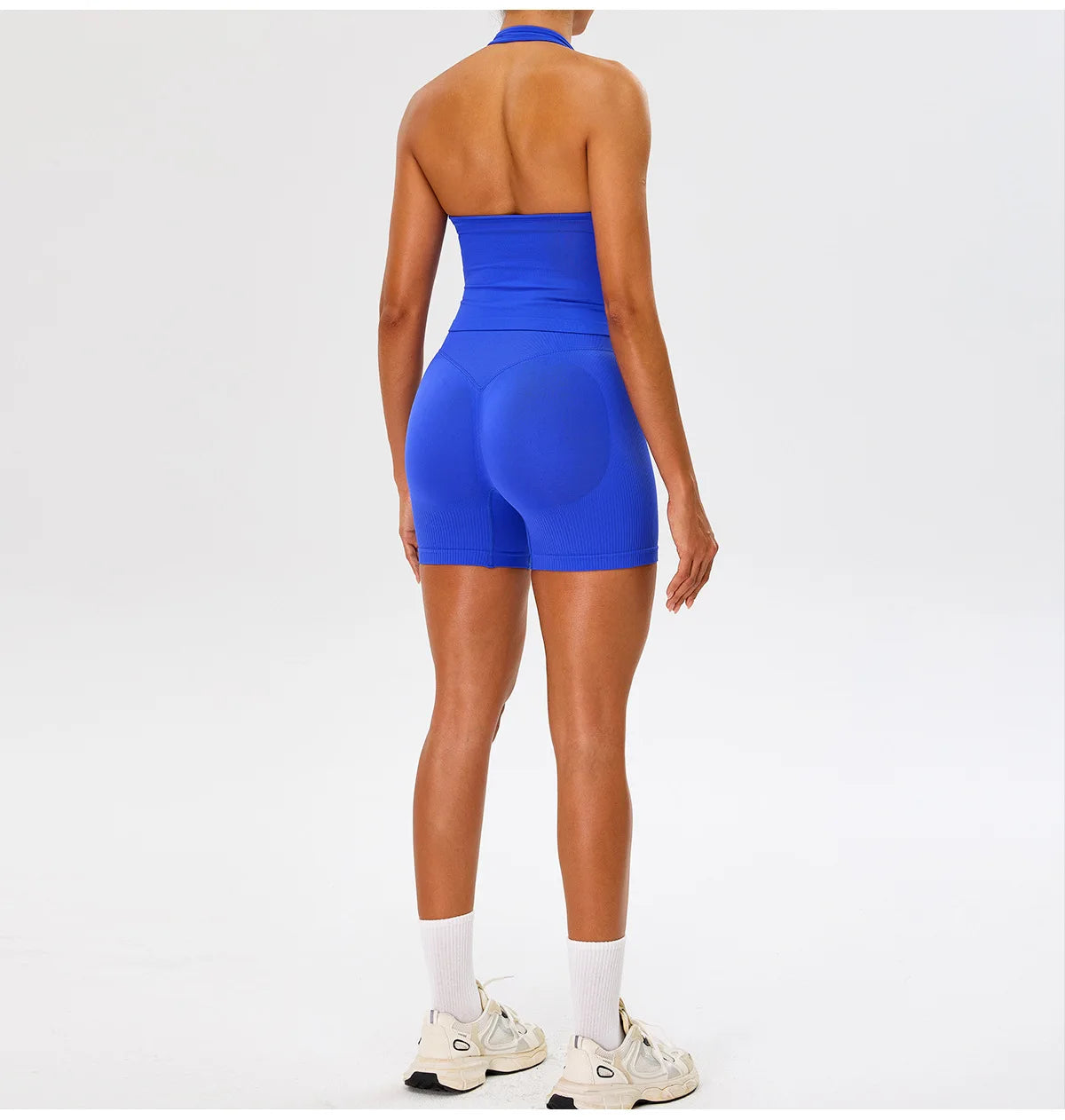 Seamless Yoga Shorts Women High Waist Workout Shorts Fitness Yoga Lift Butt Fitness Yoga Gym Running Sports Shorts Sportswear
