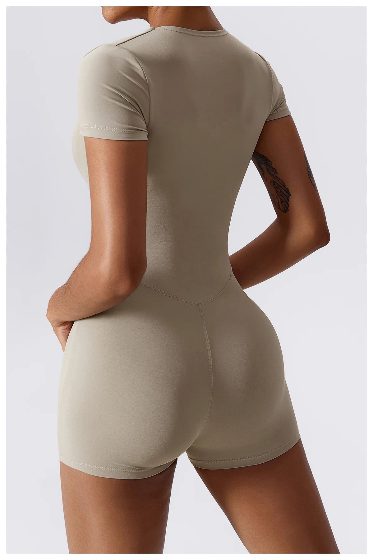 Yoga Set Women Jumpsuits Short One Piece Sports Suit Short Sleeve Gym Clothes Push Up Training Fitness Yoga Bodysuit Sportswear