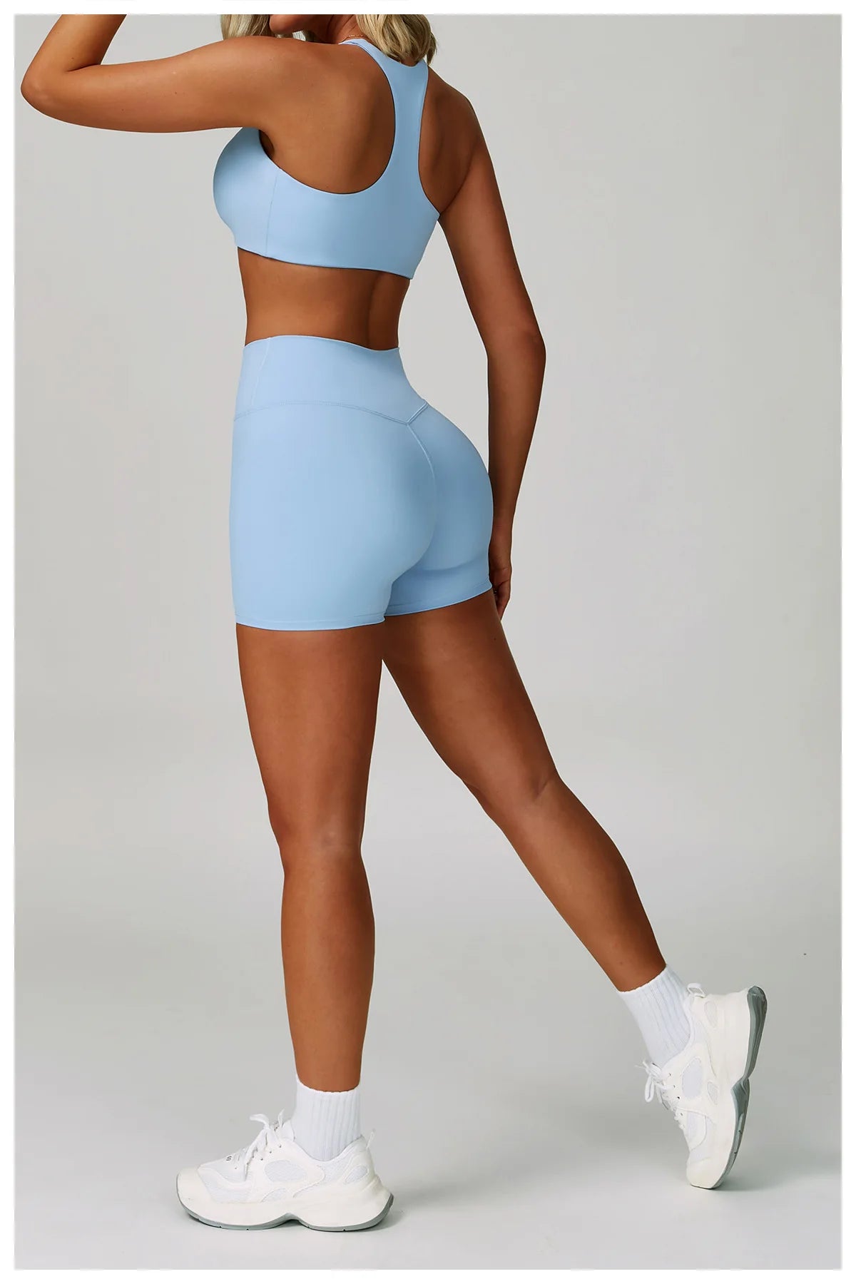 2/3PCS Women's Tracksuit Yoga Set Push Up Workout Sportswear Gym Clothing High Waist Leggings Fitness Long Sleeved Sports Suits