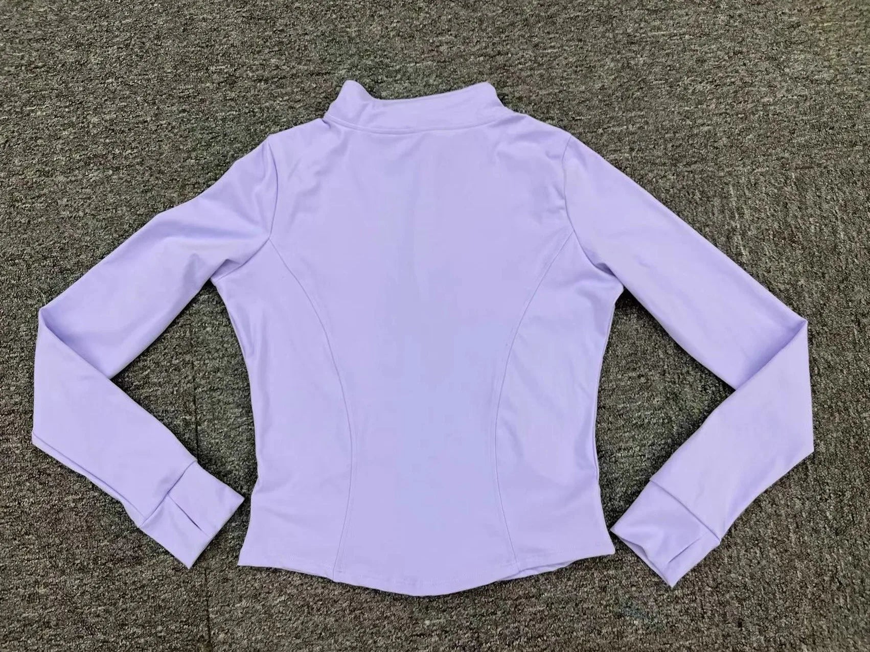 Women Jacket Slim Fit Long Sleeved Zipper Fitness Coat Yoga Crop Tops With Thumb Holes Gym Jacket Workout Tracksuit Sweatshirts