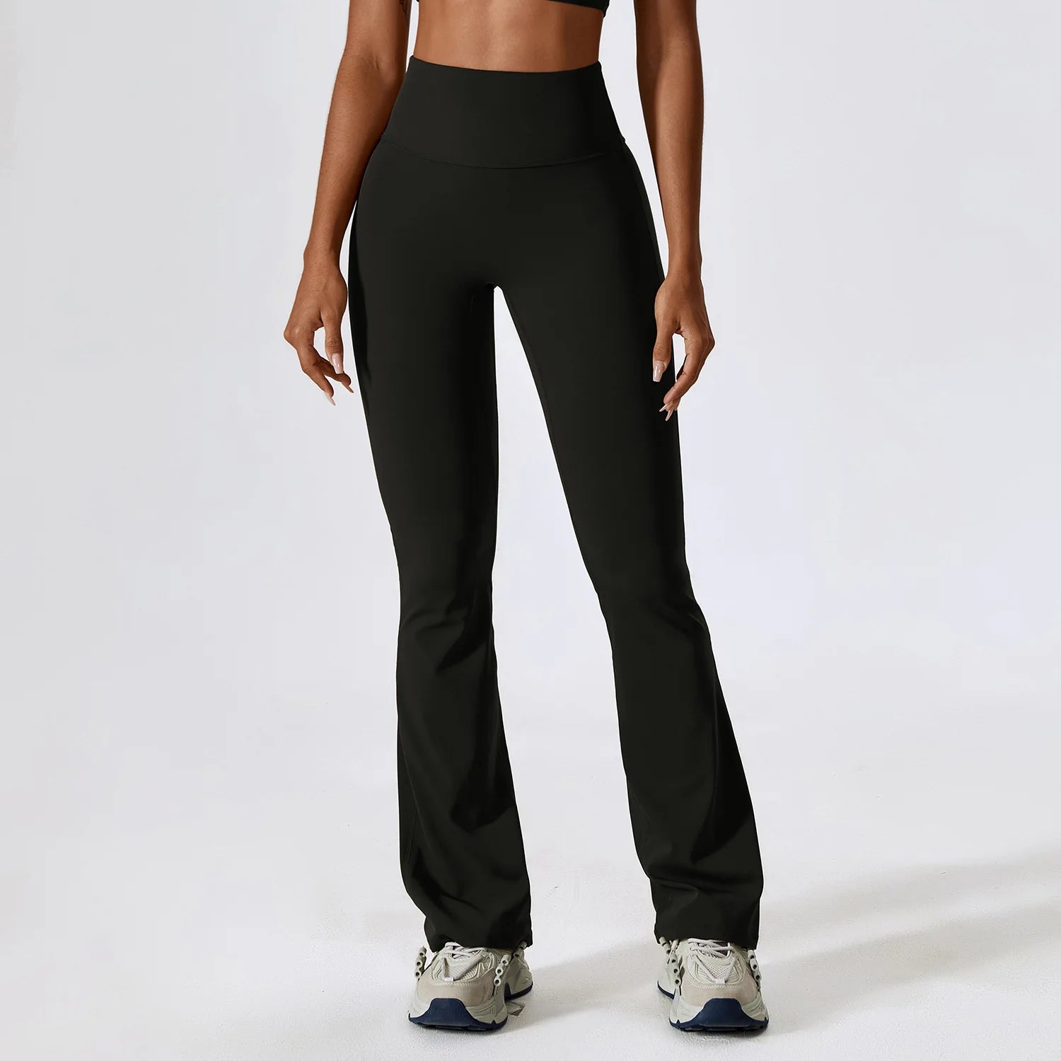 Flare Leggings Yoga Pants Women High Waist Wide Leg Pant Women Gym Workout Fitness Sports Tight Flared Pant Latin Dance Trousers