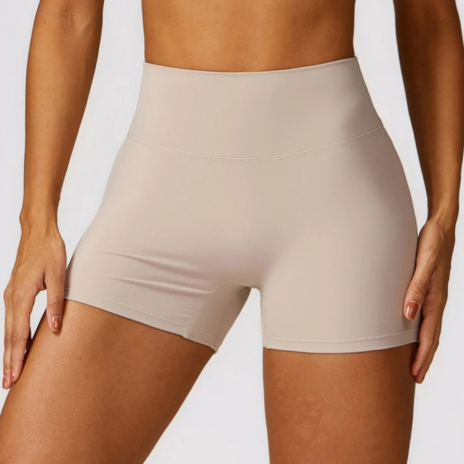 Women Sports Short Yoga Legging Shorts Squat Proof High Waist Fitness Tight Shorts Cycling Running Push Up Workout Gym Shorts