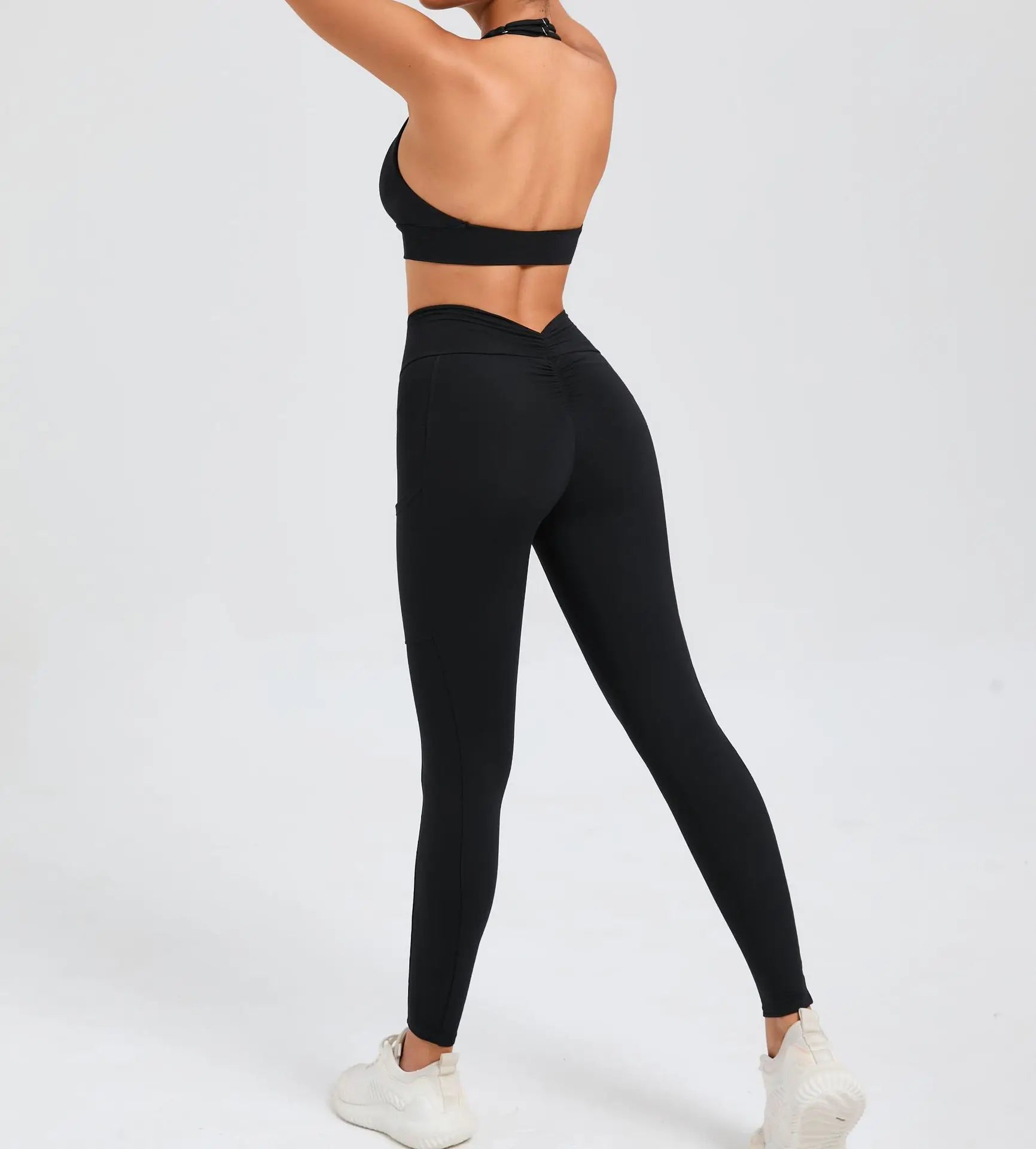 Fitness Suit Women Tracksuit Yoga Set Sportswear Workout Clothes Sports Bra High Waist Leggings Gym Clothing Sports Suits
